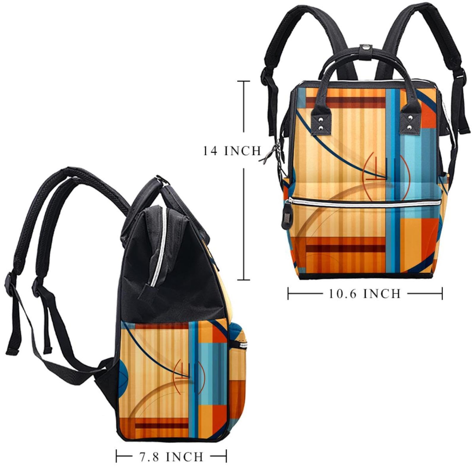 Lightweight Travel Backpack for Women & Men - Waterproof Hiking Backpack with USB Charging Port - Perfect for Basketball Games, Sports & Outdoor Adventures