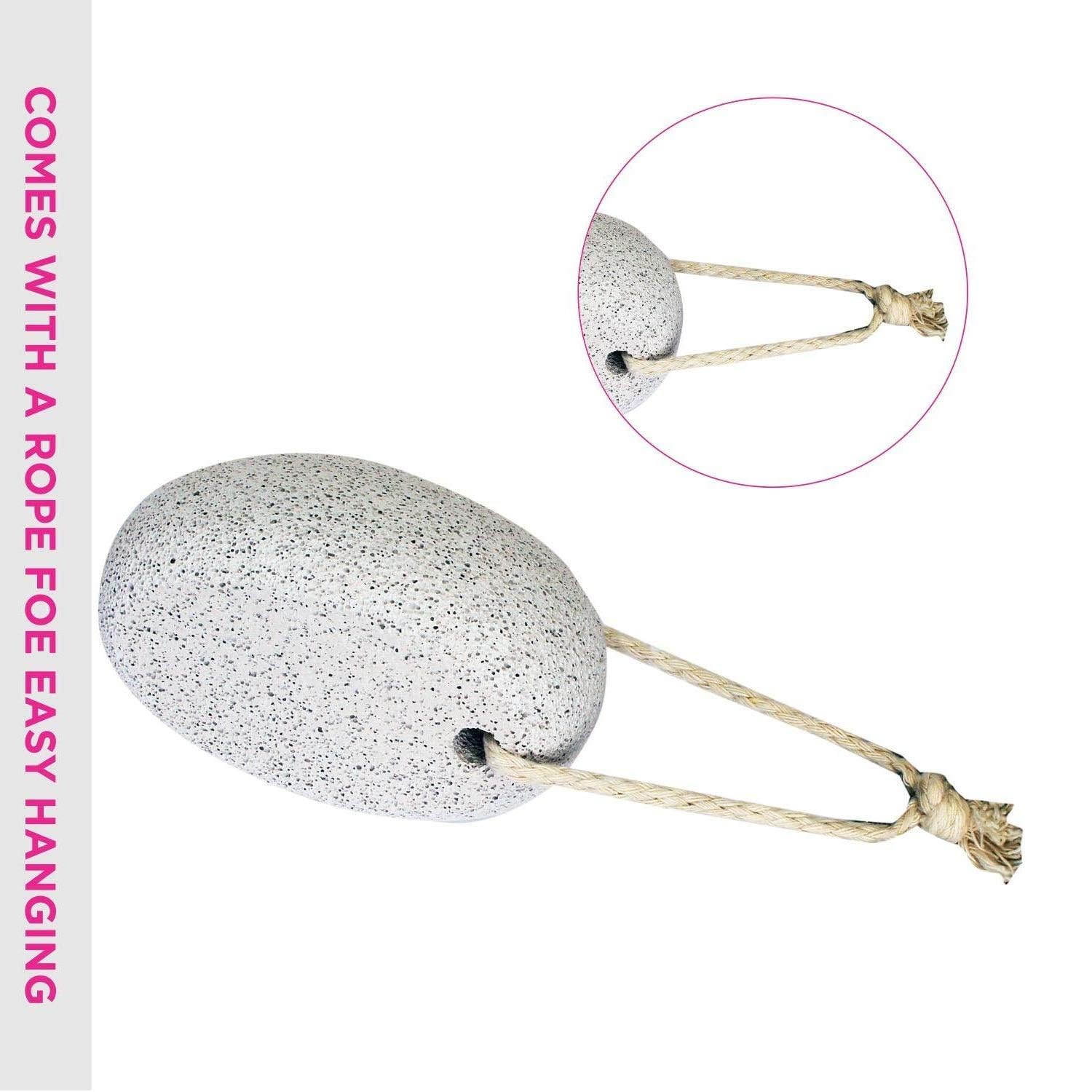 Natural Pumice Stone for Feet & Hands – Lava Rock Pedicure Tool for Callus & Dead Skin Removal – Exfoliating Foot File for Heels, Elbows & Rough Skin – Perfect for Home Spa & Pedicure Care (Pack of 1)