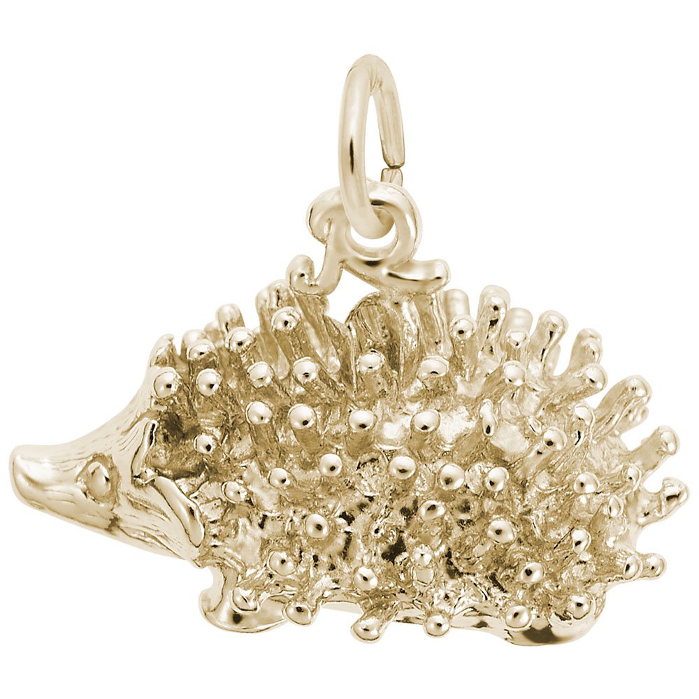 Porcupine Charm Pendant - Sterling Silver Animal Jewelry for Bracelets & Necklaces - Perfect for Gifts, DIY Jewelry Making, and Everyday Wear