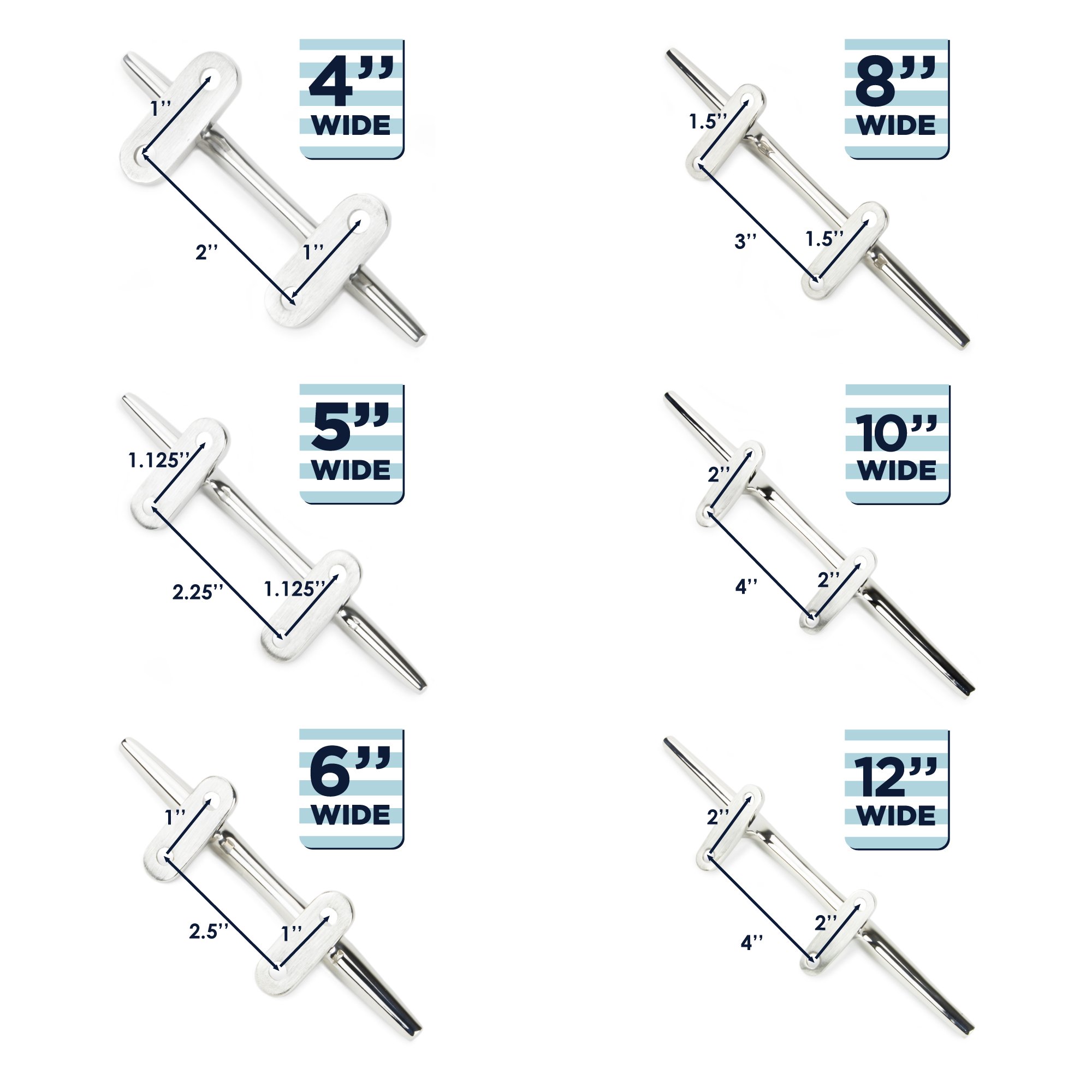 Stainless Steel Dock Cleat - Marine Hardware for Boats & Docks