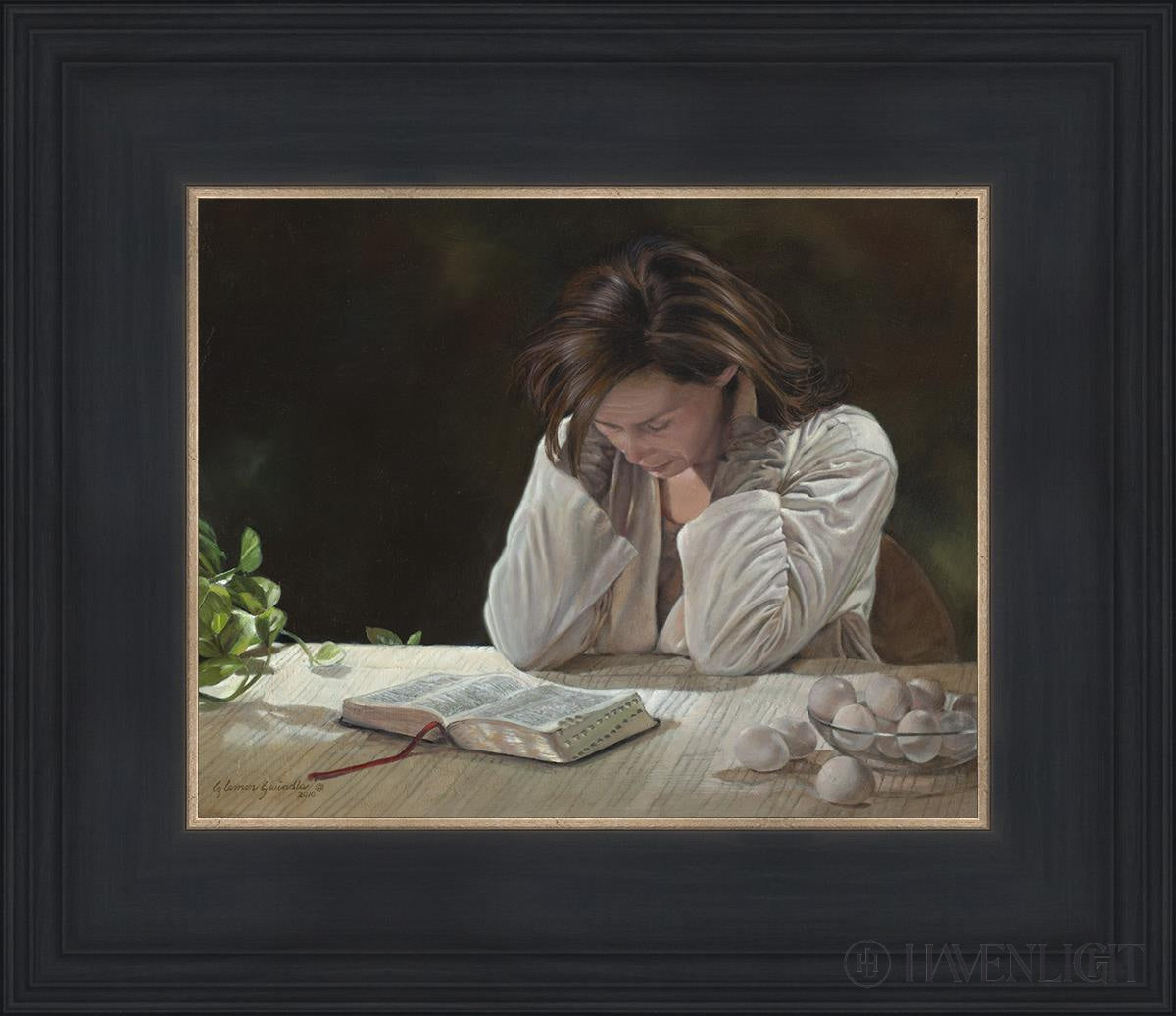 A Mother's Vigil: I Would Gather Thee - Modern Christian Home Decor for Comfort & Inspiration | Perfect for Living Room, Bedroom & Prayer Spaces