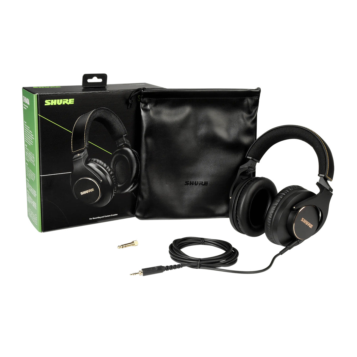 Shure SRH840A Professional Studio Headphones - Premium Over-Ear Monitoring Headphones for Recording, Mixing & DJing - Ideal for Music Producers, Sound Engineers & Audiophiles