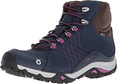 Oboz Women's Sapphire Mid B-Dry Waterproof Hiking Boots - Lightweight & Durable for Outdoor Adventures, Trail Walking & Backpacking