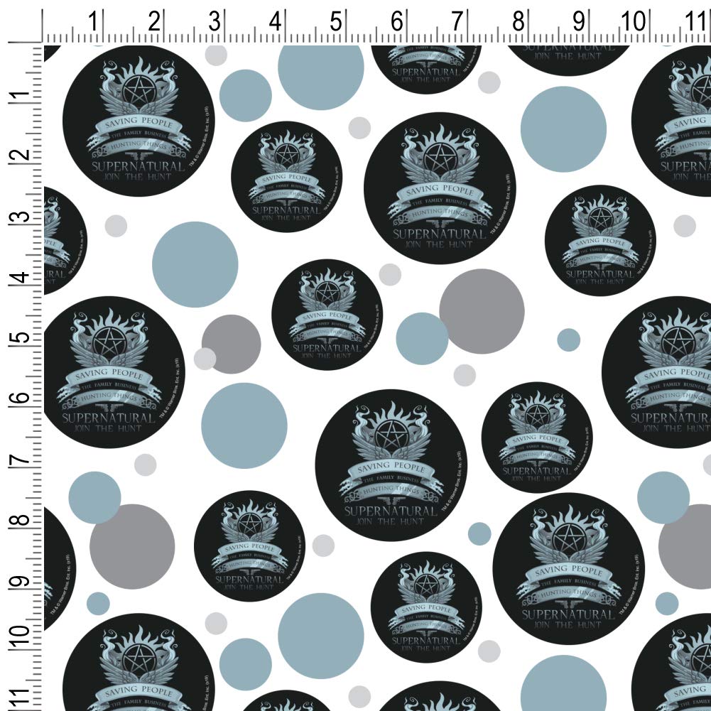 Supernatural TV Show Themed Gift Wrap Paper Roll - Perfect for Saving People Hunting Things Fans, Party Decorations & Holiday Wrapping