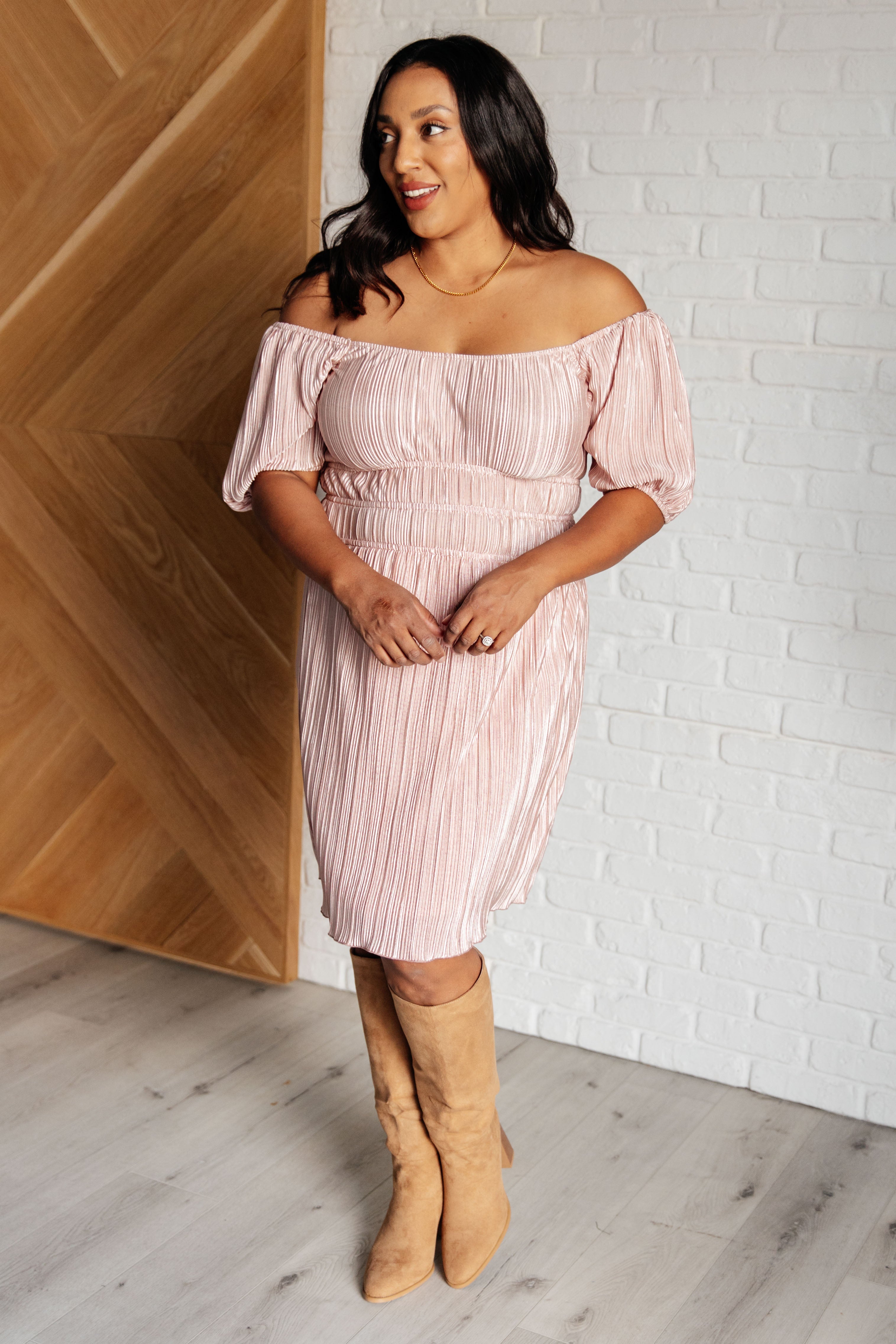 Stylish Balloon Sleeve Dress for Women - Trendy Aesthetic Fashion for Parties, Weddings & Date Nights