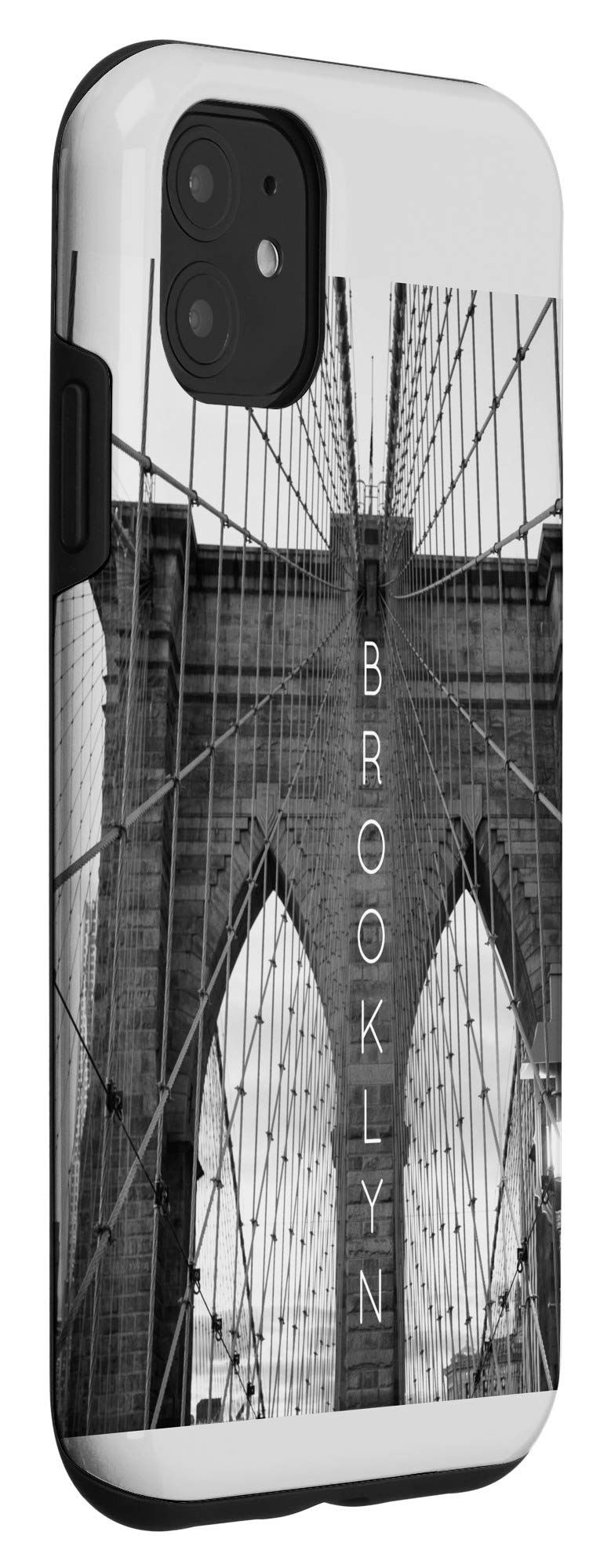 iPhone 11 Case with Brooklyn Bridge New York City Skyline - Durable Protective Phone Cover for Travel Enthusiasts & NYC Lovers