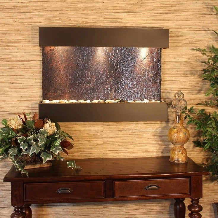 ADAGIO Reflection Creek Woodland Brown Multi-Color Natural Slate RCS3704 - Perfect for Home Decor, Office Spaces & Outdoor Landscaping