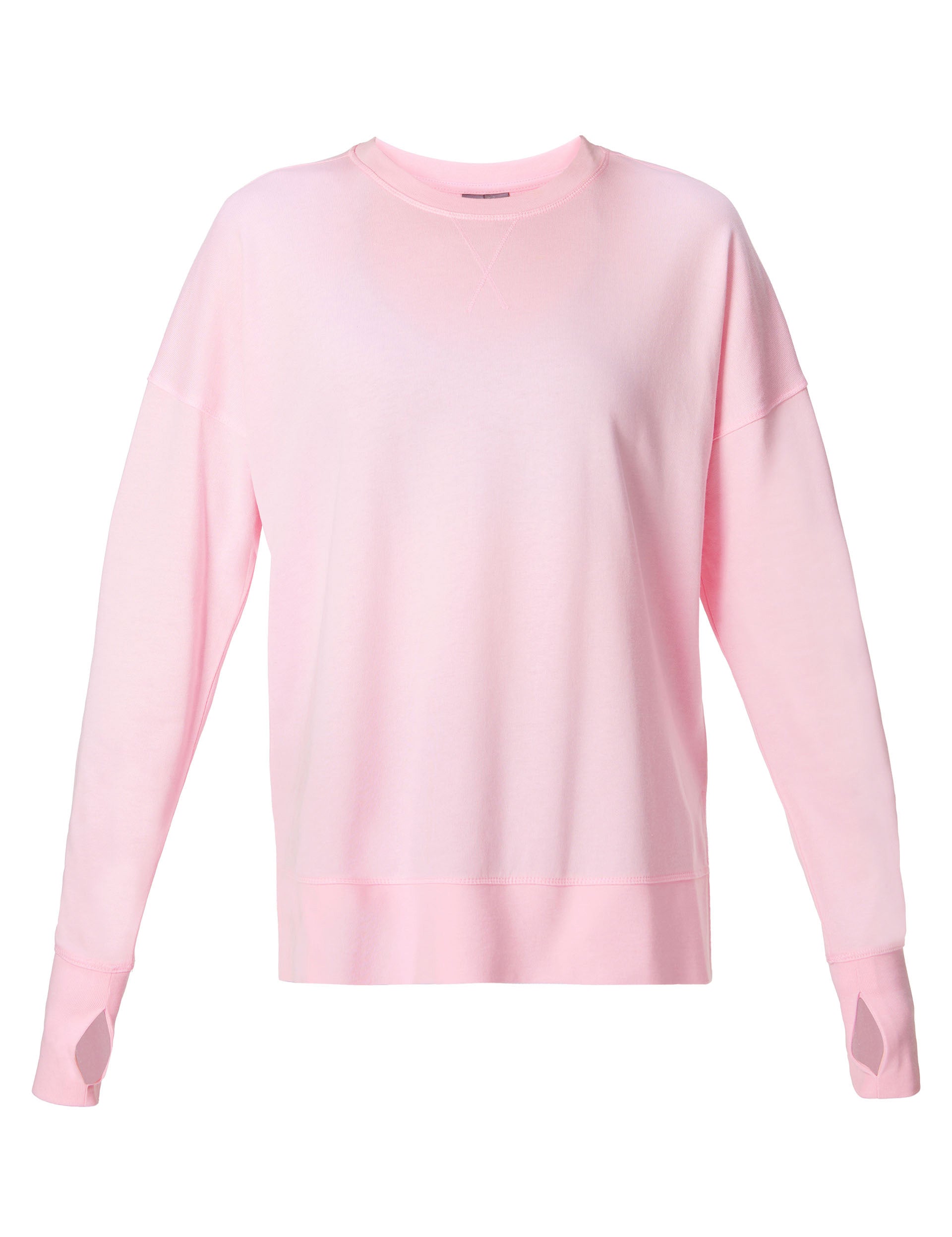 After Class Longline Sweatshirt for Women - Soft Oversized Pullover Hoodie in Nerine Pink | Casual Loungewear, Streetwear Fashion & Cozy Outfit for College, Yoga or Weekend Relaxation