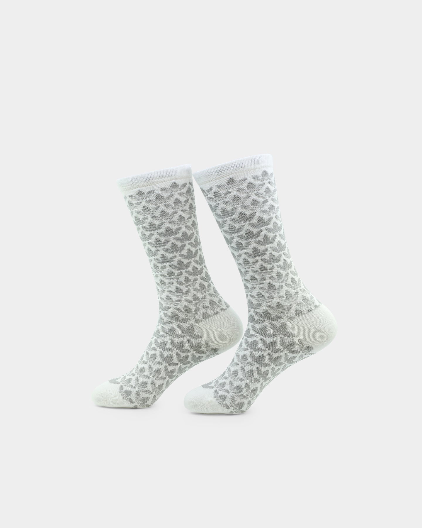 Adidas Mono Crew Socks 2-Pack White/Black - Comfortable Athletic Socks for Running, Gym & Everyday Wear