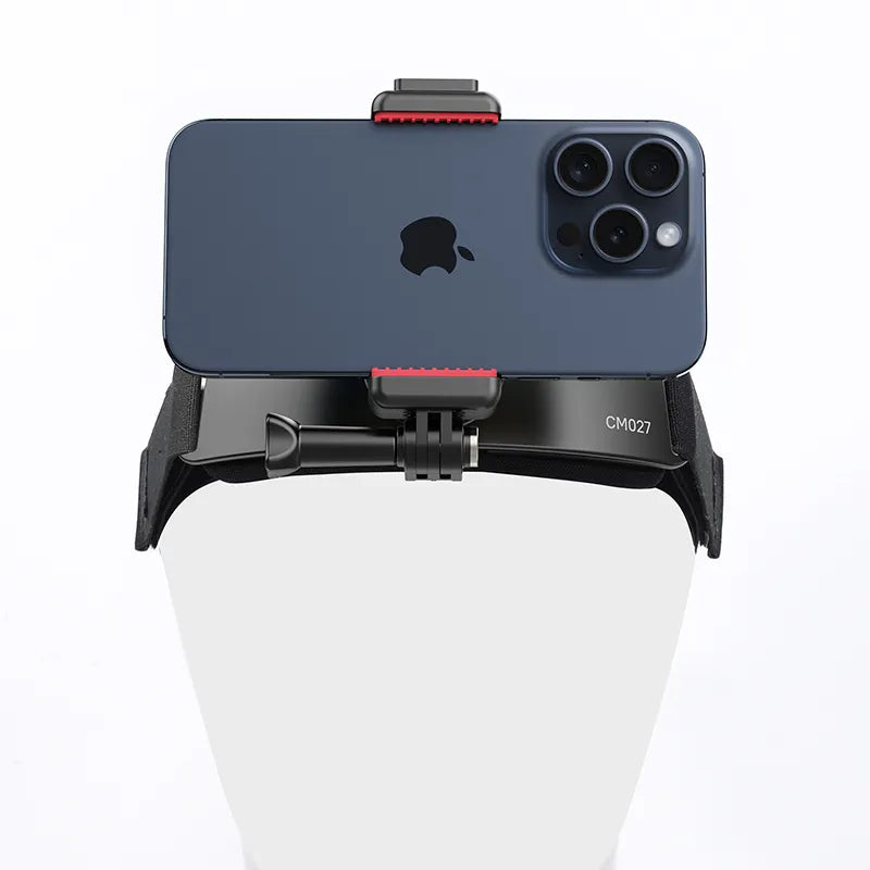 Ulanzi CM027 Go Quick II Head Strap Mount for Action Camera & Smartphone - Compatible with GoPro, DJI Osmo, iPhone - Perfect for Vlogging, Sports, Travel Adventures