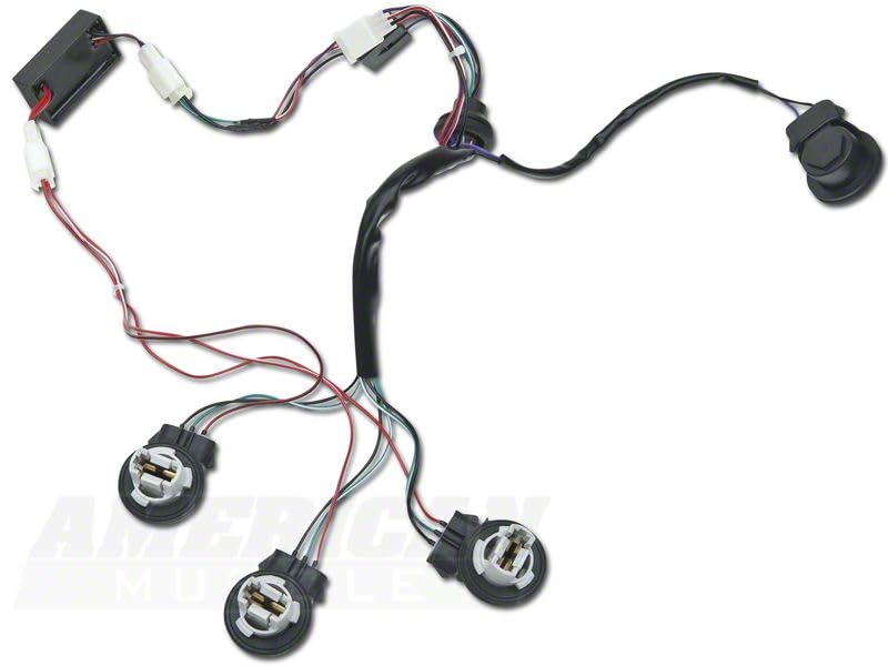 Raxiom Black Housing Smoked Lens Tail Lights & Sequential Tail Light Kit for 1999-2004 Ford Mustang (Excludes 99-01 Cobra) - Upgrade Your Ride for Night Driving & Car Shows