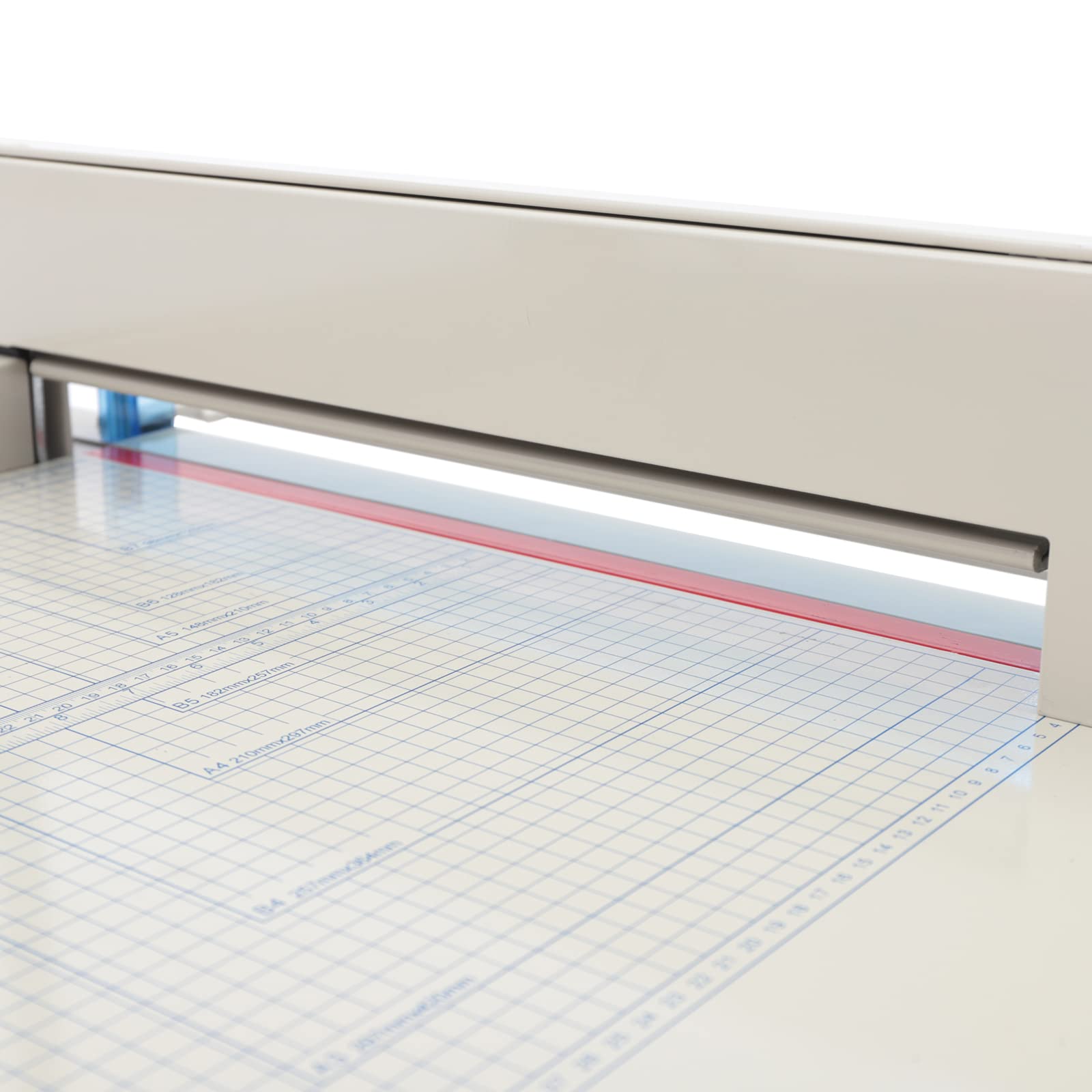 17 Inch Heavy Duty Guillotine Paper Cutter - A3 Paper Trimmer with 0.1-36mm Cutting Thickness for Cardstock, Fabric, PVC - Metal Base Office & School Paper Slicer - Perfect for Crafting, Scrapbooking & Office Document Cutting