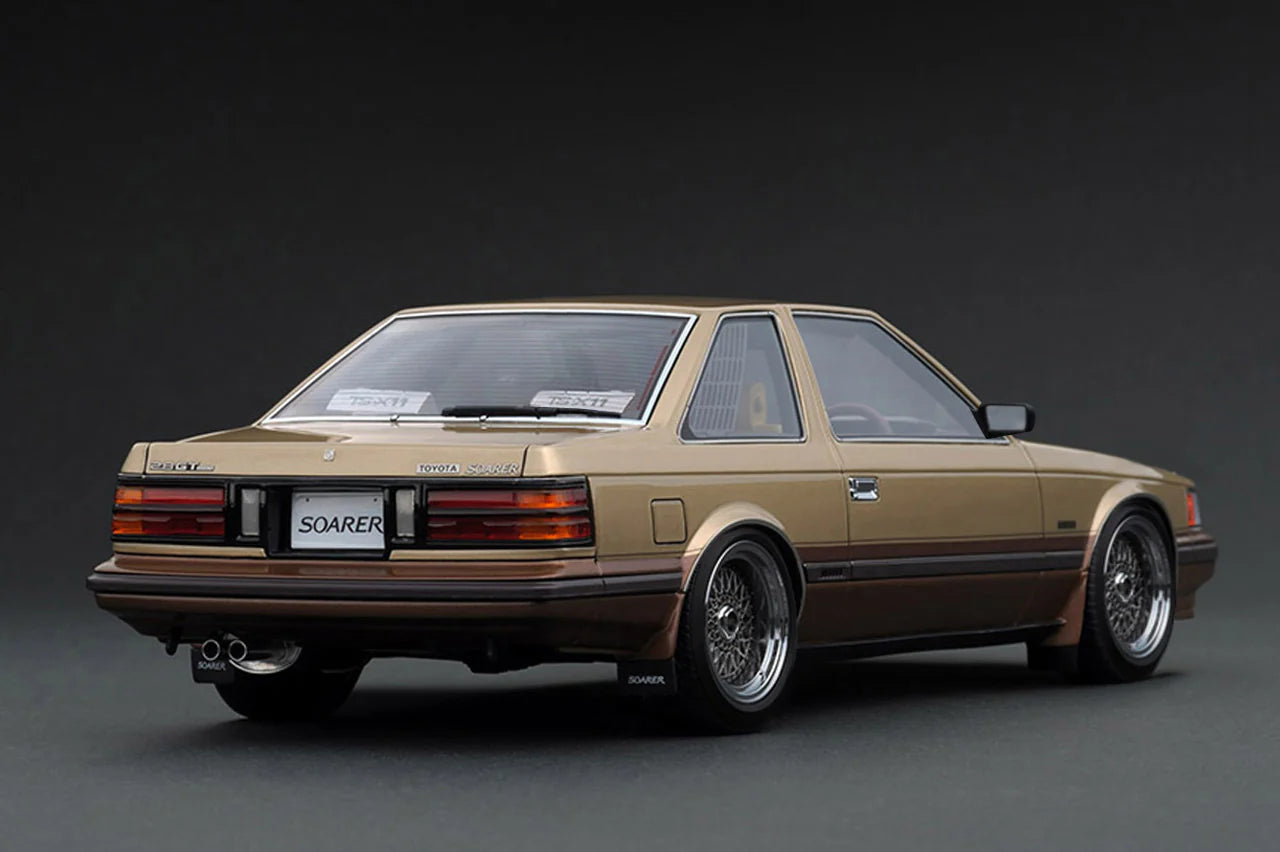 1:18 Scale Toyota Soarer 2800GT Extra (Z10) Diecast Model Car - Gold & Brown Collectible - Perfect for Display, Gifts, and Car Enthusiasts