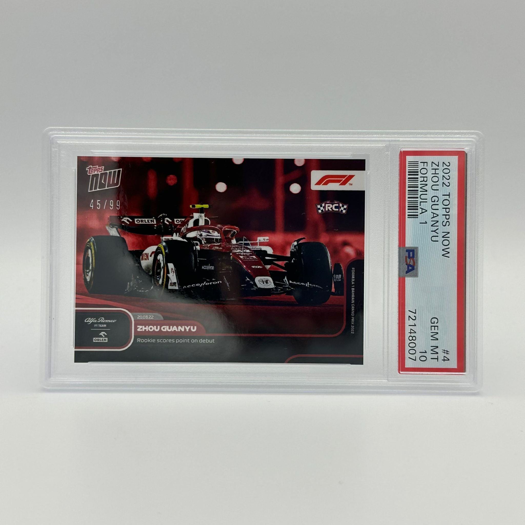 PSA 10 Graded Rookie Card #4/99 - First Career Point Scored on Debut | Perfect for Sports Collectors & Trading Card Investors