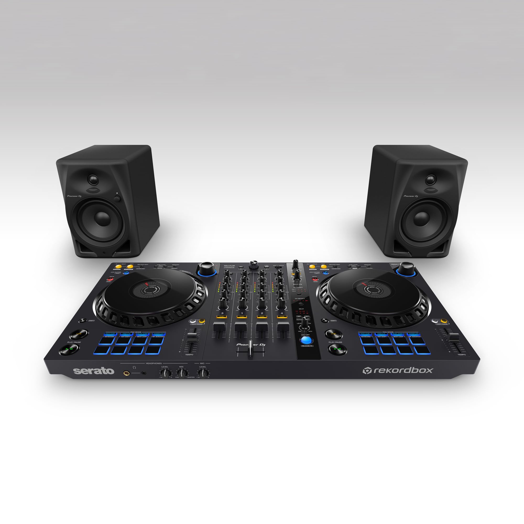 Pioneer DJ DM-50D 5-inch Professional Studio Monitor Speakers (Pair, Black) - High-Quality Active Nearfield Monitors for DJing, Music Production & Home Studio Use