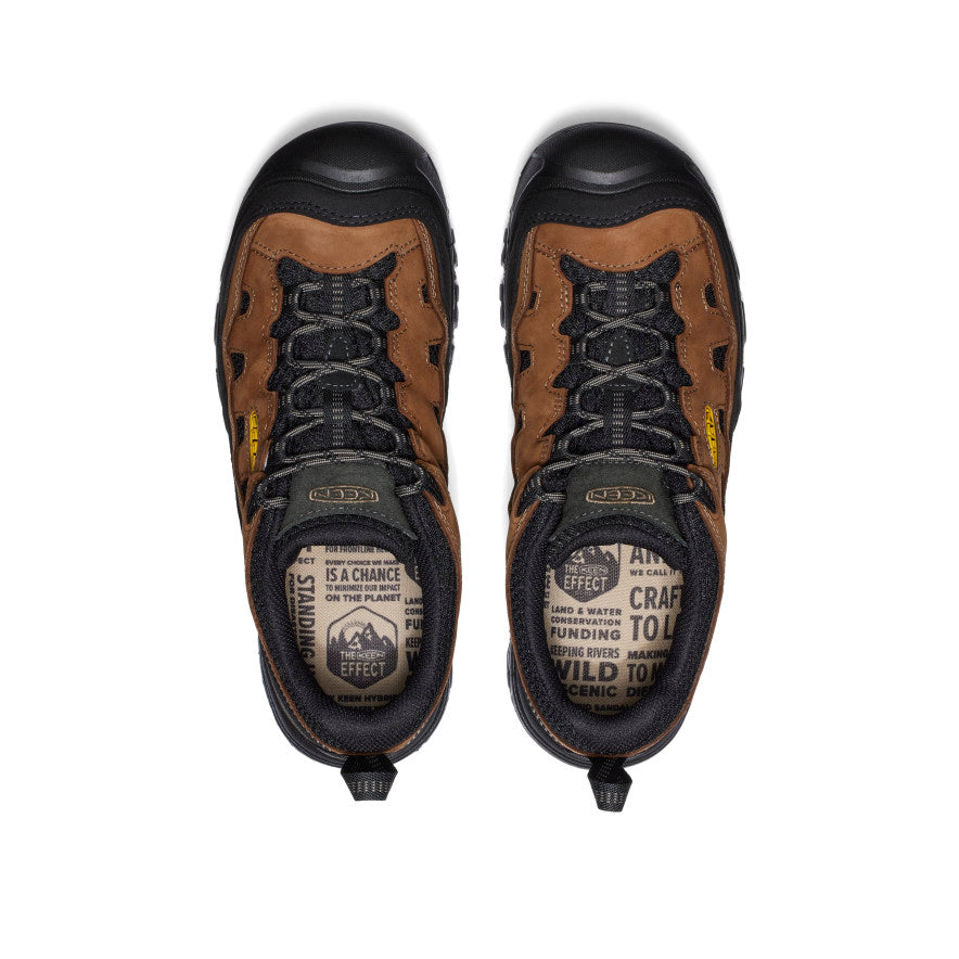 **Men's Targhee IV Vented Hiking Shoes - Bison/Golden Yellow | Lightweight & Breathable for Outdoor Adventures, Trail Running & Backpacking**