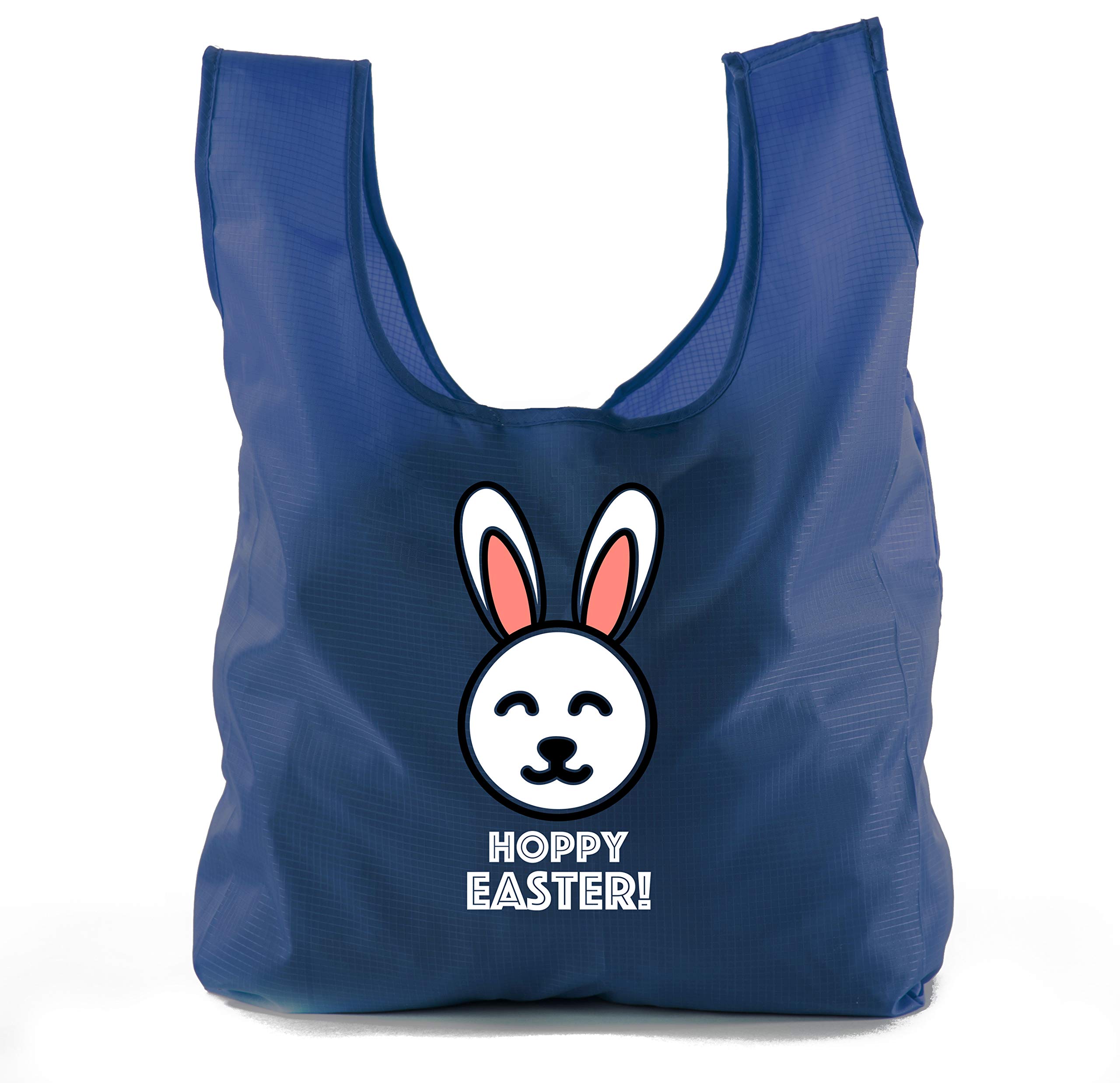 Easter Basket Bags - Bulk Reusable Grocery Tote Bags for Easter Egg Hunt & Spring Celebrations - Hoppy Easter Gift Ideas for Kids & Family Gatherings