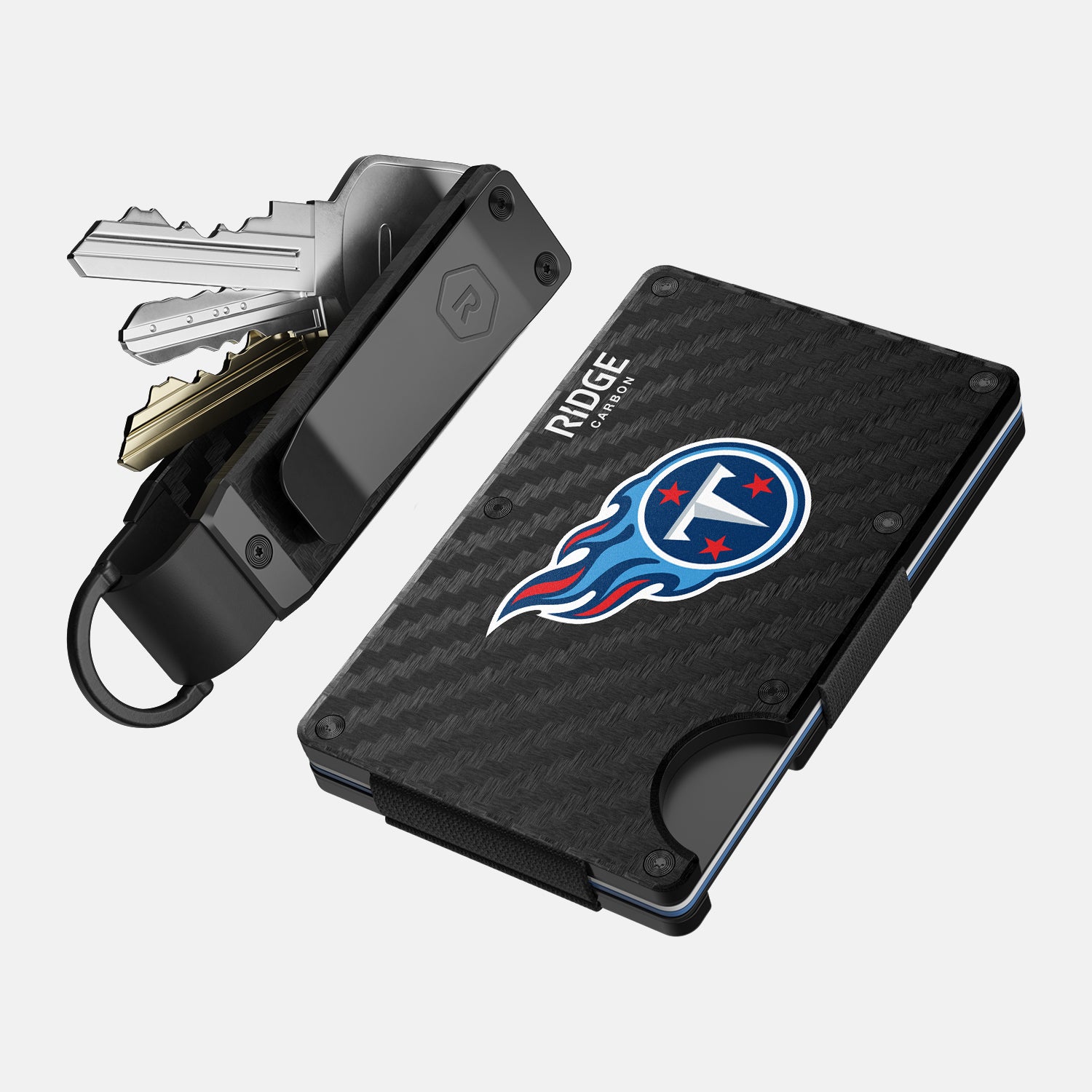 Tennessee Titans Carbon Fiber 3K Car Accessories - Stylish Steering Wheel Cover & Interior Trim Kit for NFL Fans | Perfect for Game Day & Daily Driving