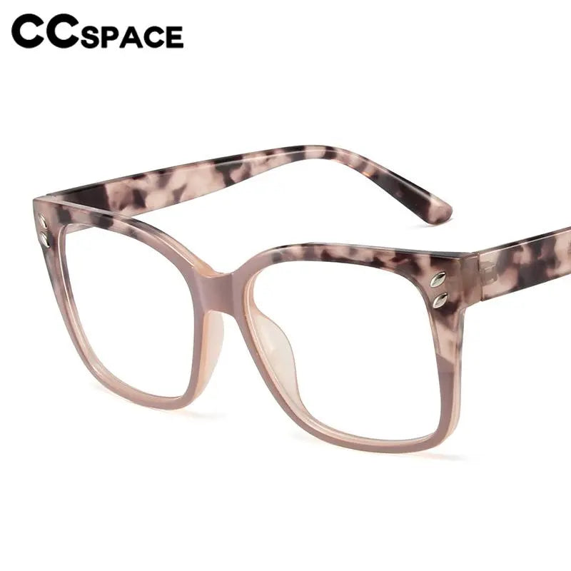 CCspace Women's Full Rim Square TR90 Reading Glasses +1.00 to +4.00 - Lightweight & Durable Eyewear for Reading, Office, and Computer Use