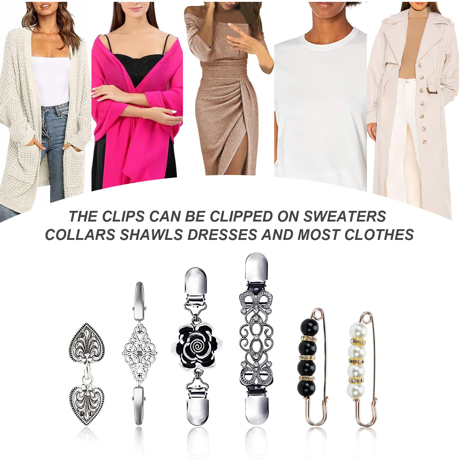 Waist Cincher Clip for Dresses & Sweaters - Adjustable Back Cinch Clip for Clothing - Perfect for Tailoring, Layering & Outfit Adjustments