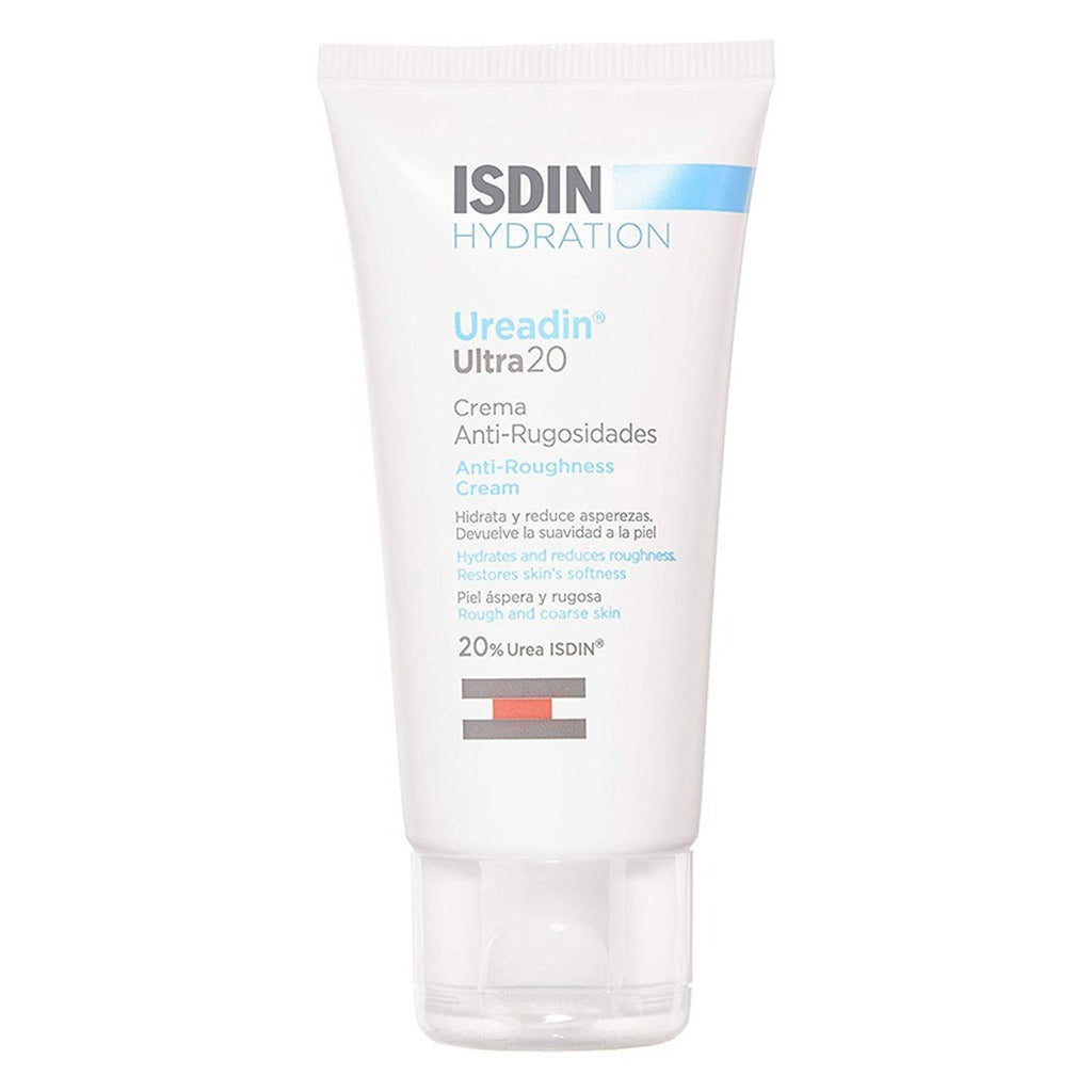 Isdin Hydration Ureadin Ultra20 Anti Roughness Cream 50 mL - Intense Moisturizing Hand Cream for Dry, Cracked Skin - Perfect for Winter Care & Daily Hydration