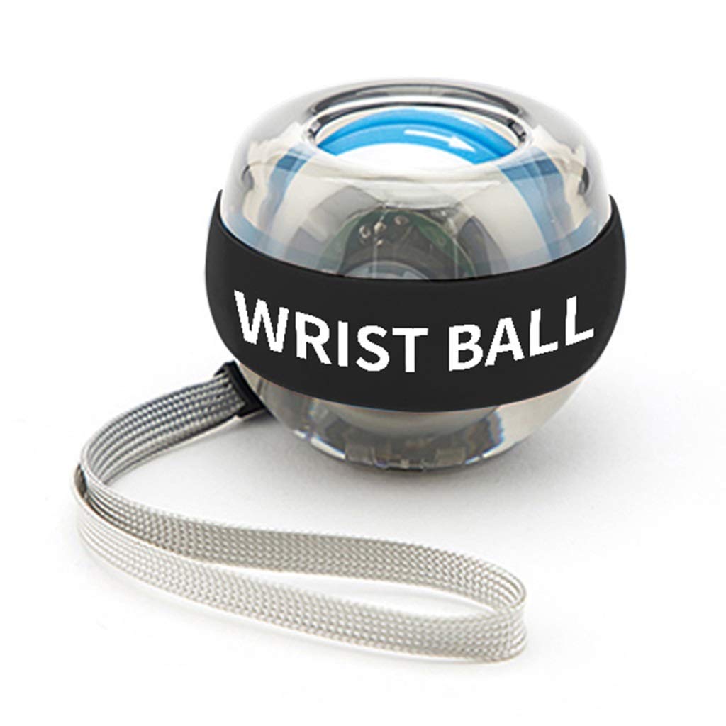 Self-Starting Gyro Ball Wrist Exercise Ball - Blue Stress Relief & Strength Training Toy for Adults & Teens - Perfect for Office, Gym, and Home Workouts