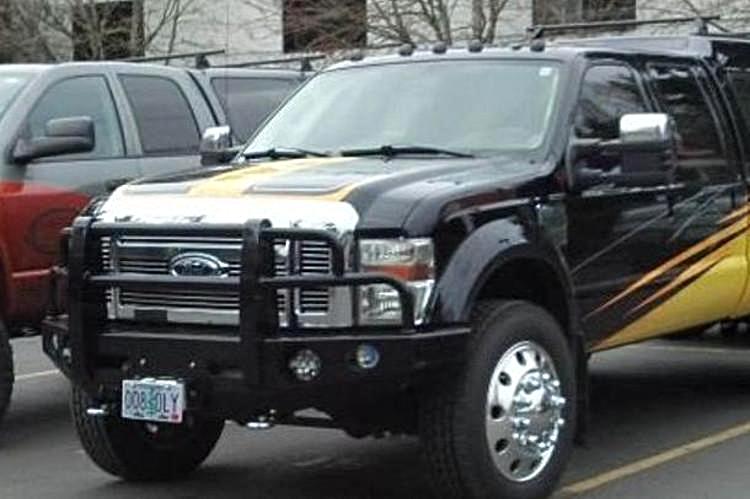 Buckstop F9OB Heavy Duty Front Bumper for 2008-2010 Ford F250/F350 Super Duty Trucks - Winch Ready with Tow Hooks - Off-Road Protection & Towing Accessory for Adventure & Work Trucks