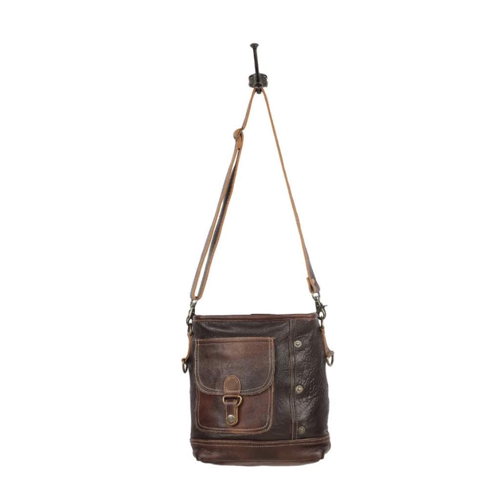 Myra Bag Rocky Genuine Leather Shoulder Bag for Women - Stylish & Durable Crossbody Purse S-1560 | Perfect for Work, Travel & Everyday Use