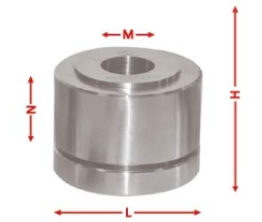 CYKY-0302 Round Hydraulic Press Mold for Powder Compacting - Manual Hydraulic Press Machine for Metal, Ceramic & Pharmaceutical Powder Forming