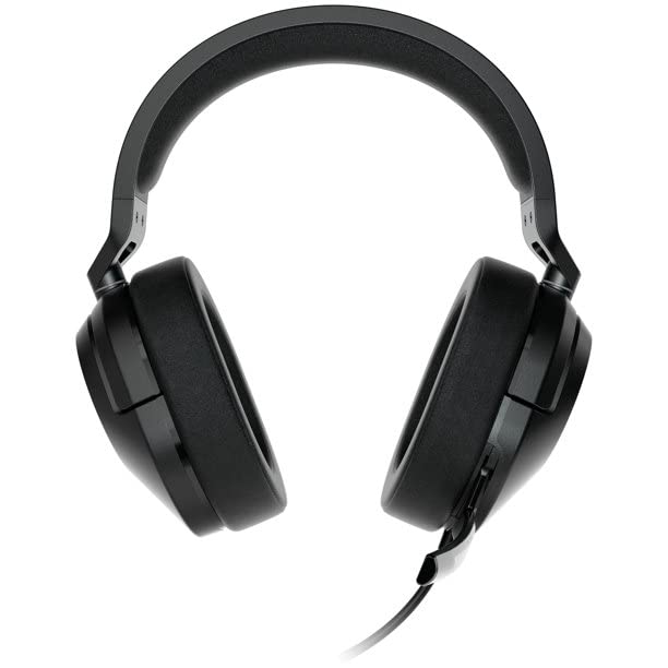 Corsair HS55 Wired Gaming Headset - Carbon (Renewed) for PC & PS5