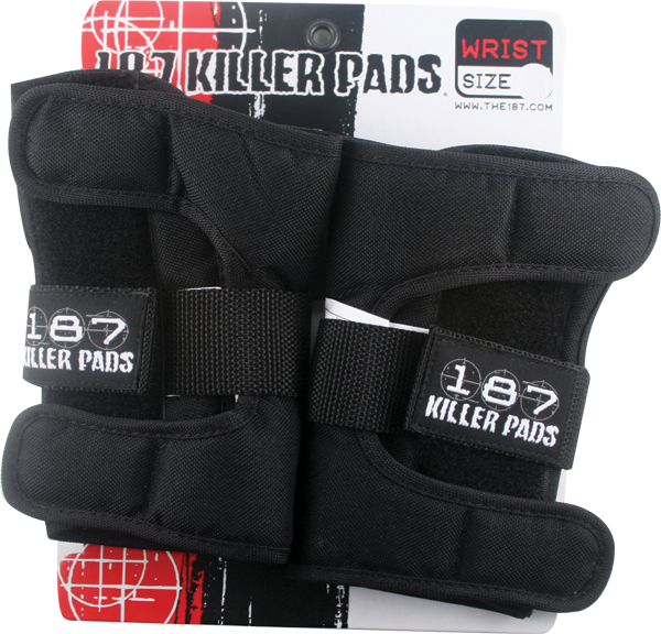 187 Wrist Guard Jr Black - Protective Wrist Support for Kids & Youth - Ideal for Skateboarding, Rollerblading & Scooter Riding