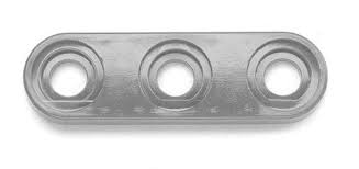 Fluke Pomona 4614 Triple Mini Banana Jack Mounting Base - 10 Pack (Black) | Electrical Test Equipment Accessories for Lab & Industrial Use