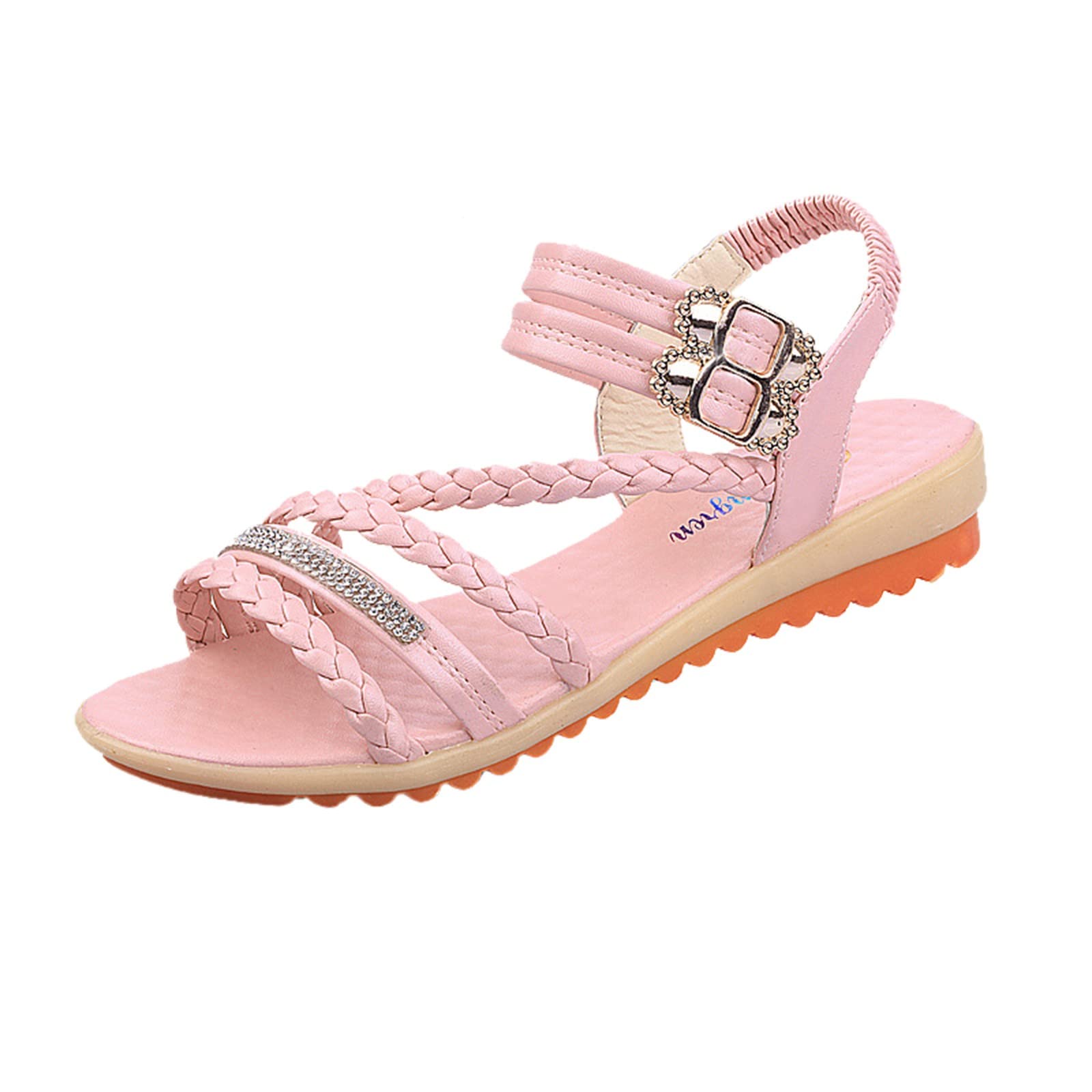 Women's Wedding Sandals for Bride - Comfortable Flat Beach Sandals | Perfect for Beach Weddings, Bridal Showers & Summer Vacations