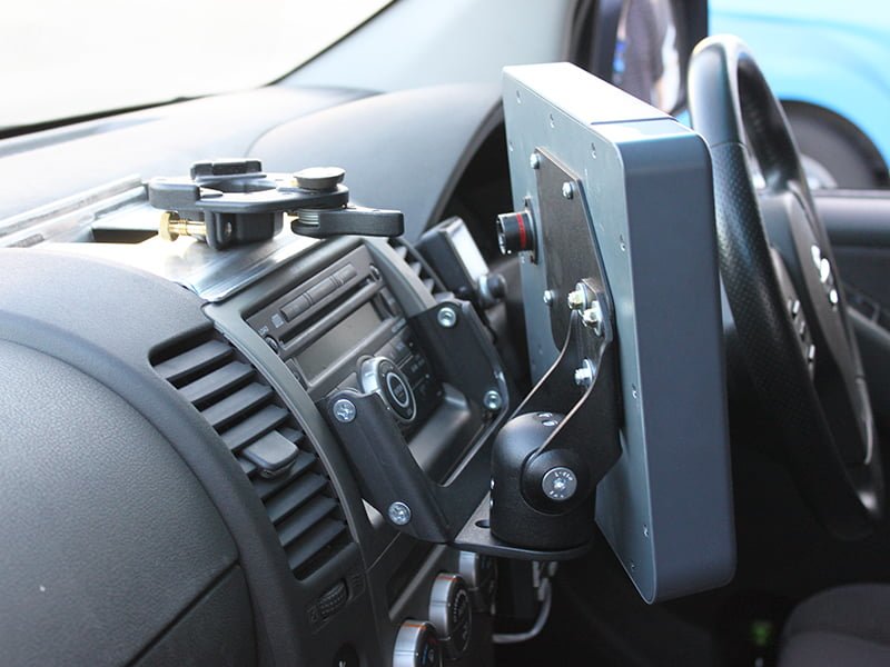 Industrial Evolution InDash Mount for Nissan Pathfinder (2005-2014) - Universal Car Phone Holder for GPS & Smartphones - Perfect for Road Trips & Navigation