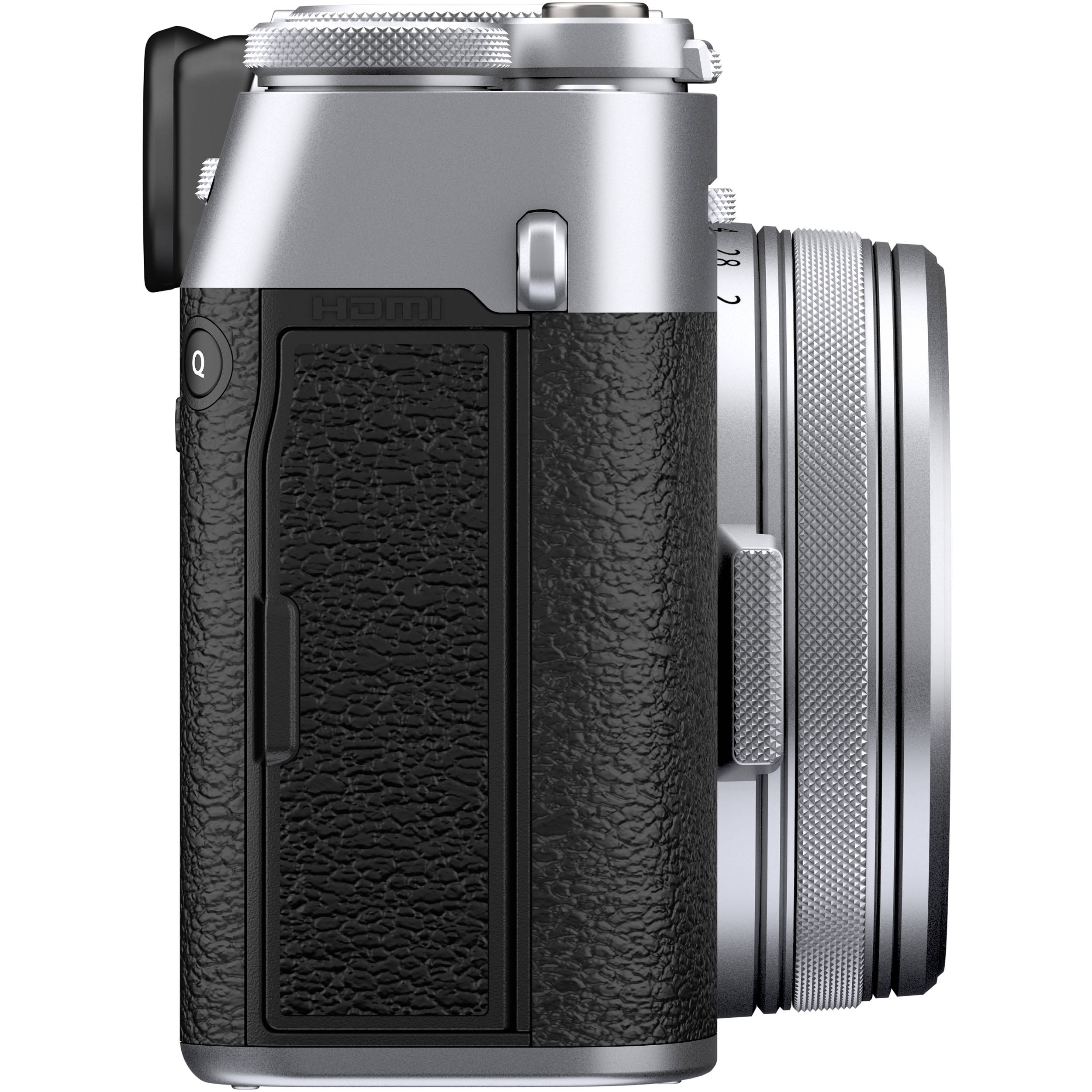 FUJIFILM X100V Digital Camera - Silver | 26.1MP APS-C Sensor, 23mm F2 Lens, 4K Video, Hybrid Viewfinder | Perfect for Street Photography & Travel Vlogging