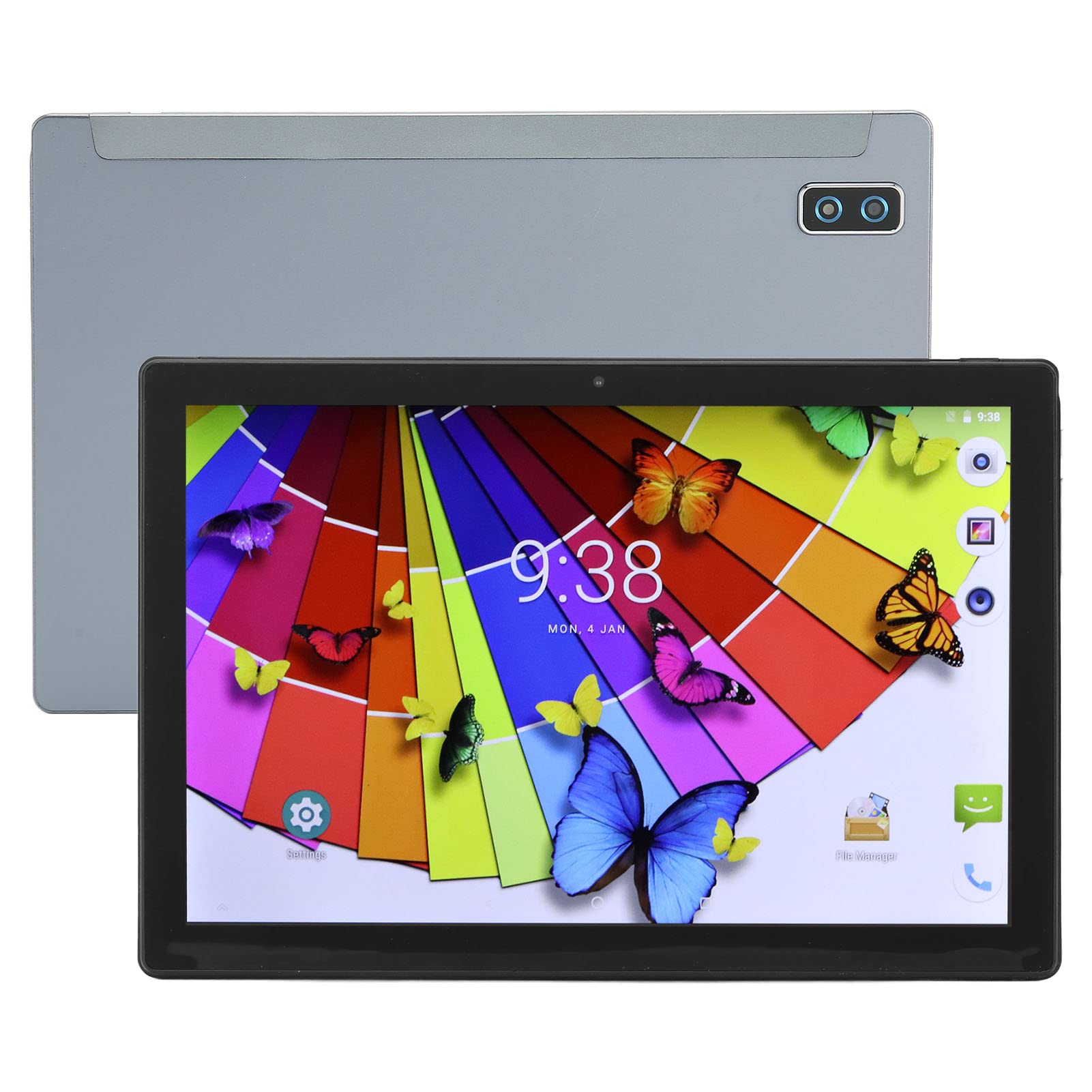10.1 Inch Android 10 Tablet with 4G LTE, Octa-Core Processor, 8GB RAM, 256GB Storage, 2.4G/5G WiFi, Bluetooth 5.0, GPS, 8800mAh Battery - Expandable to 128GB - Perfect for Work, Study, and Entertainment on the Go