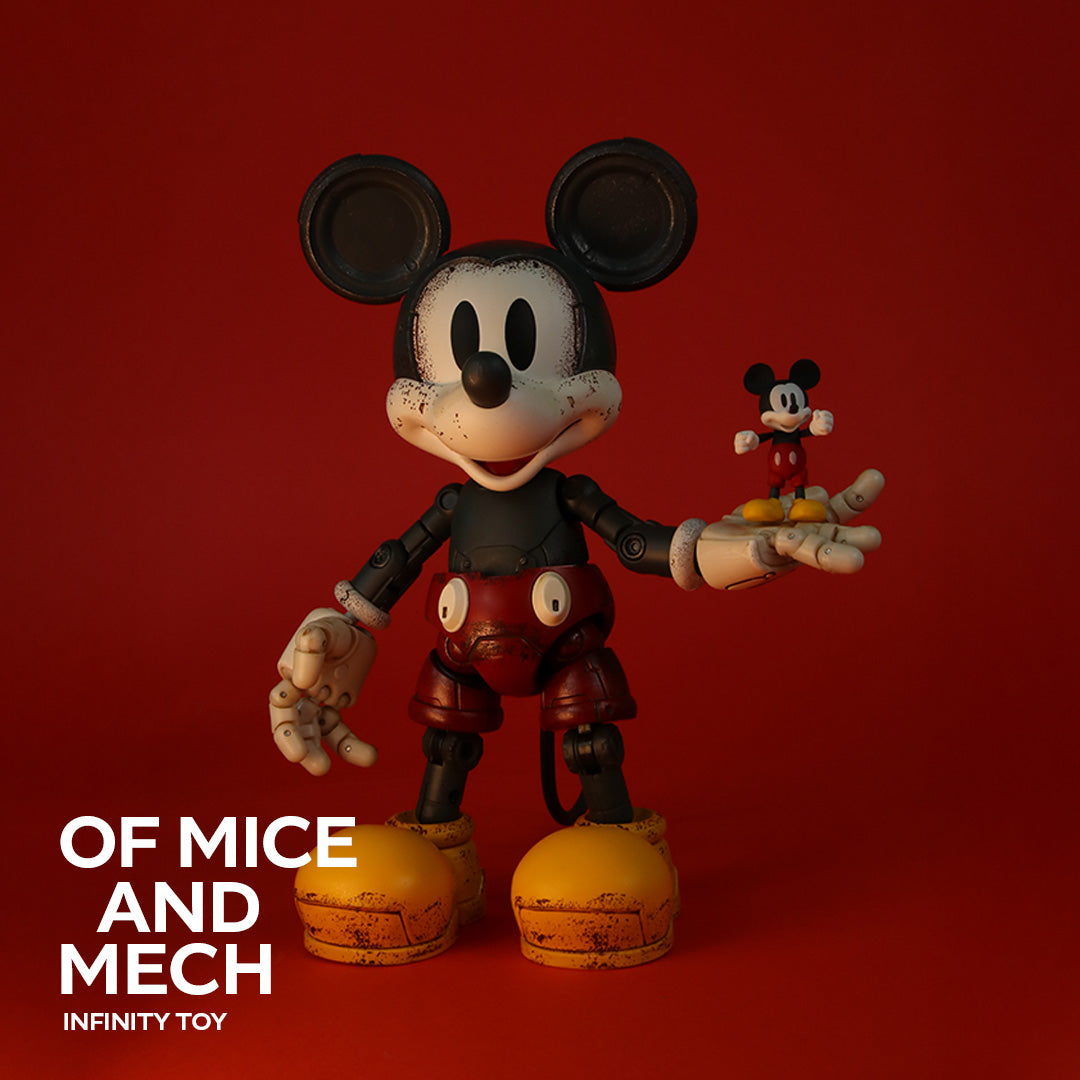 Heat Bubby Figure Mecha Mickey Mouse OB Version - Collectible Robot Anime Toy for Disney Fans, Perfect for Display, Gifts, and Cosplay