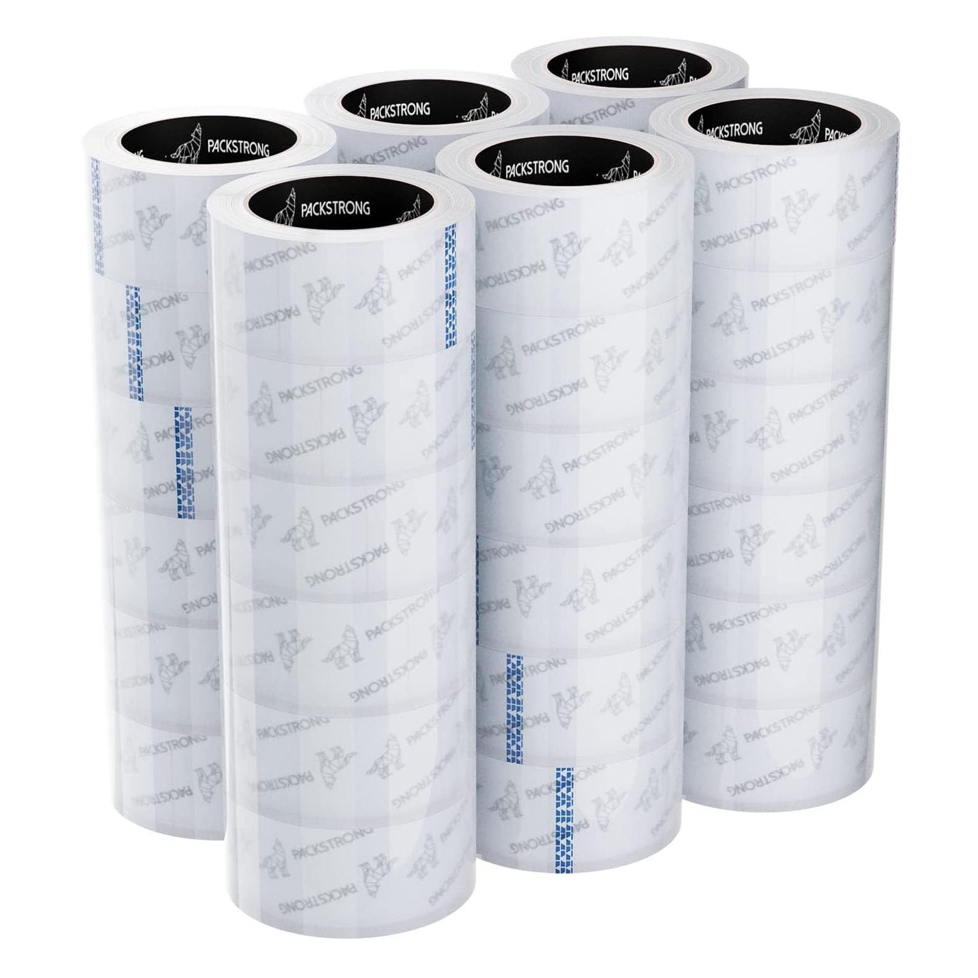 Industrial Grade Clear Packing Tape 36 Rolls - 2 Inch Wide Heavy Duty Shipping Tape, 110 Yards per Roll with Strong Acrylic Adhesive for Moving Boxes, Storage & Packaging Supplies - Perfect for Home, Office & Warehouse Use