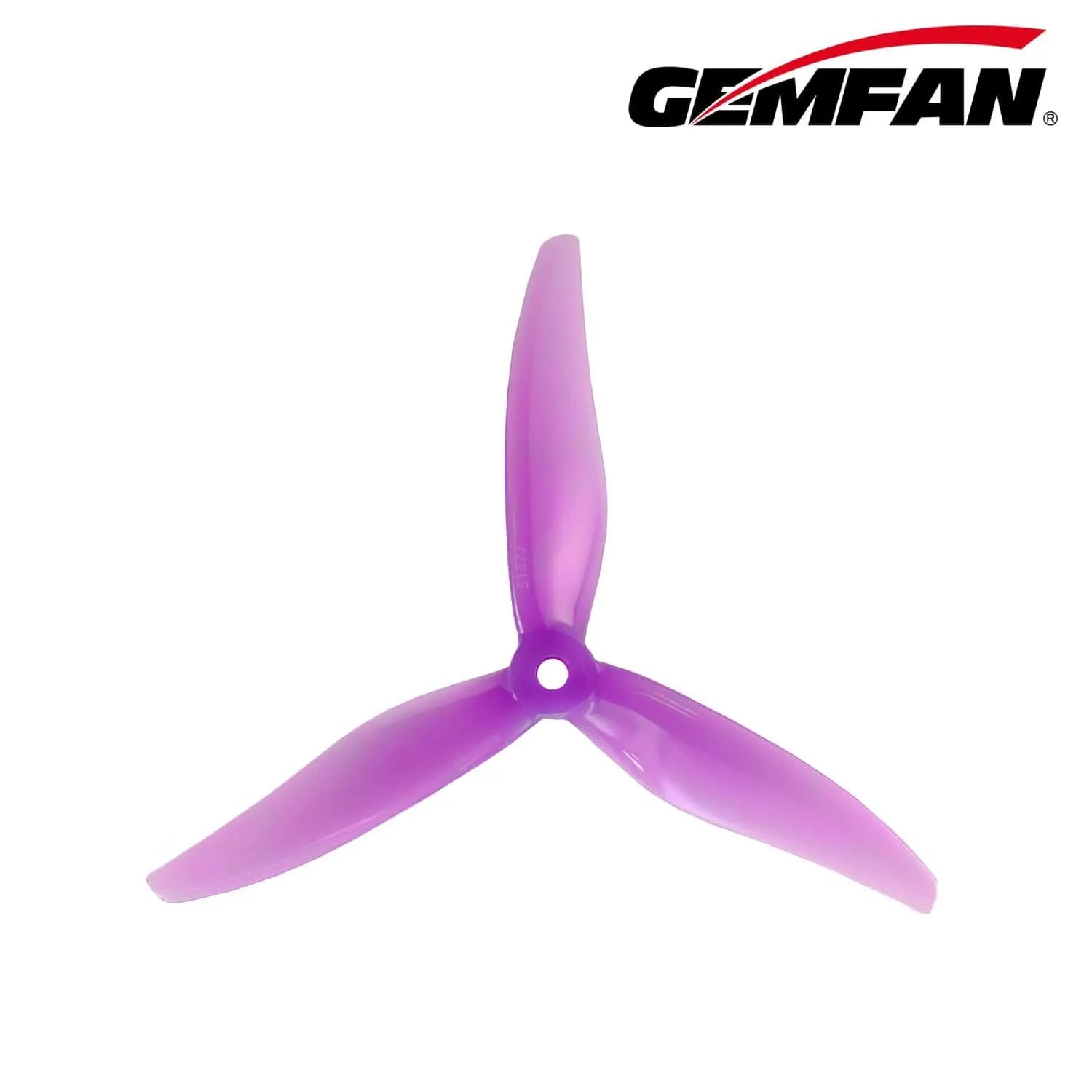 GEMFAN Hurricane Max 51377 5-Inch 3-Blade Propeller for FPV Racing Drones - 8 Pack - High Performance Carbon Fiber Props for Freestyle & Long Range Flying