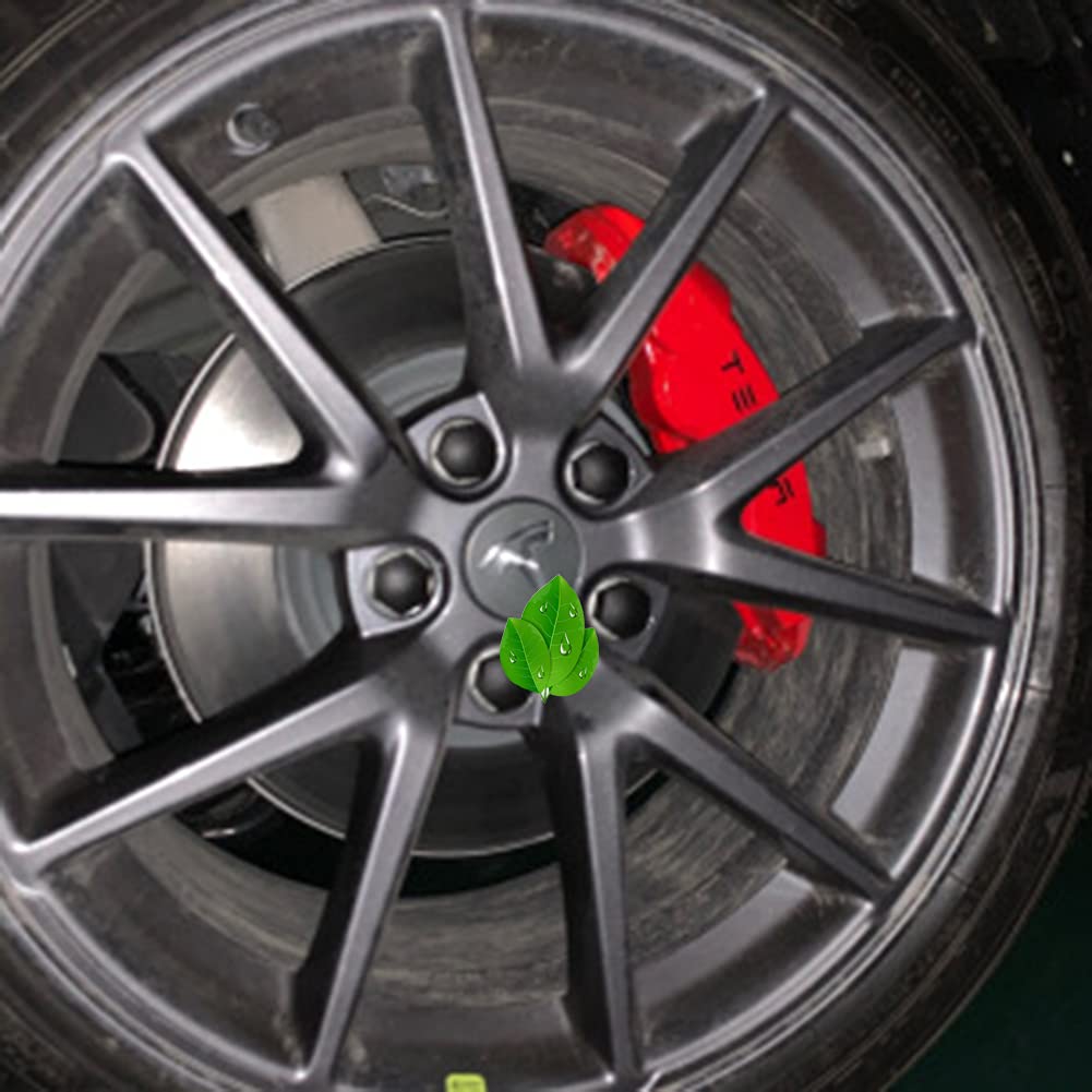 4PCS Waterproof Wheel Hub Covers for Tesla Model 3 & Model S (2017-2021) - Durable Dust Caps, Car Rim Center Hub Decor, Auto Styling Accessories | Perfect for All-Weather Protection & Vehicle Customization