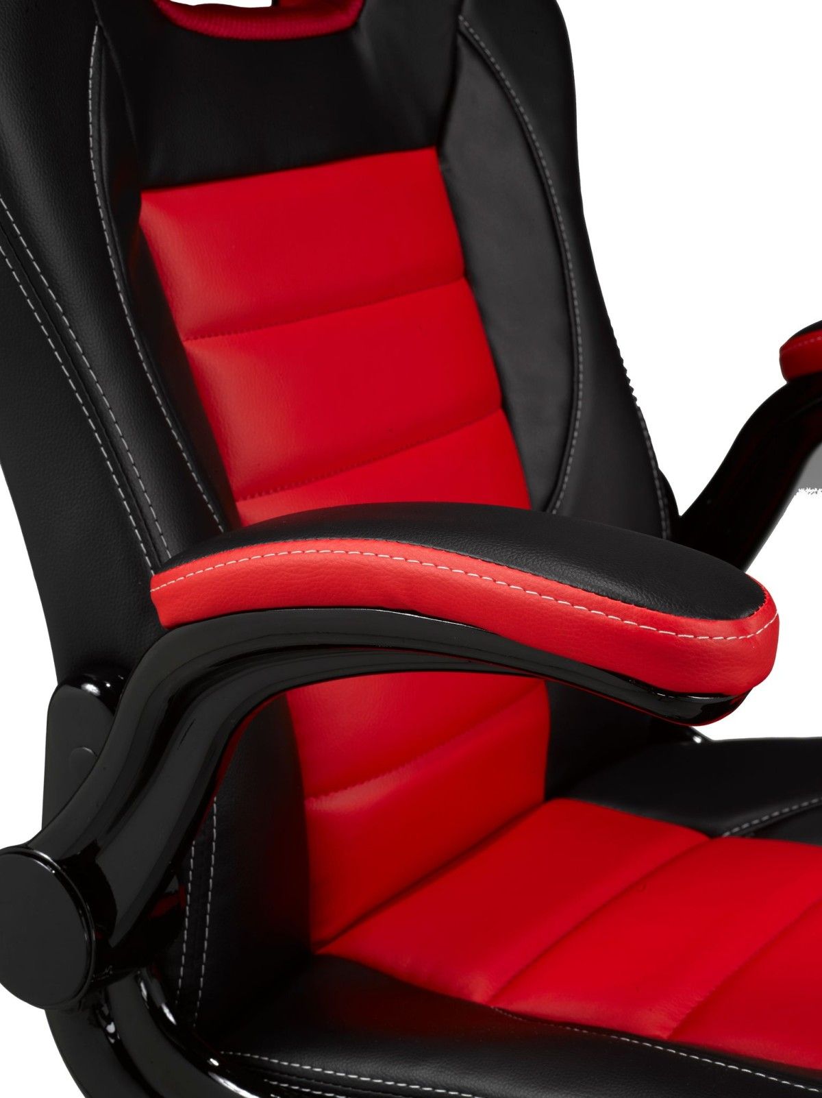 Premium Brennan Gaming Chair - Ergonomic Red & Black Racing Style for PC & Console Gamers - Perfect for Esports, Streaming & Home Office Setup