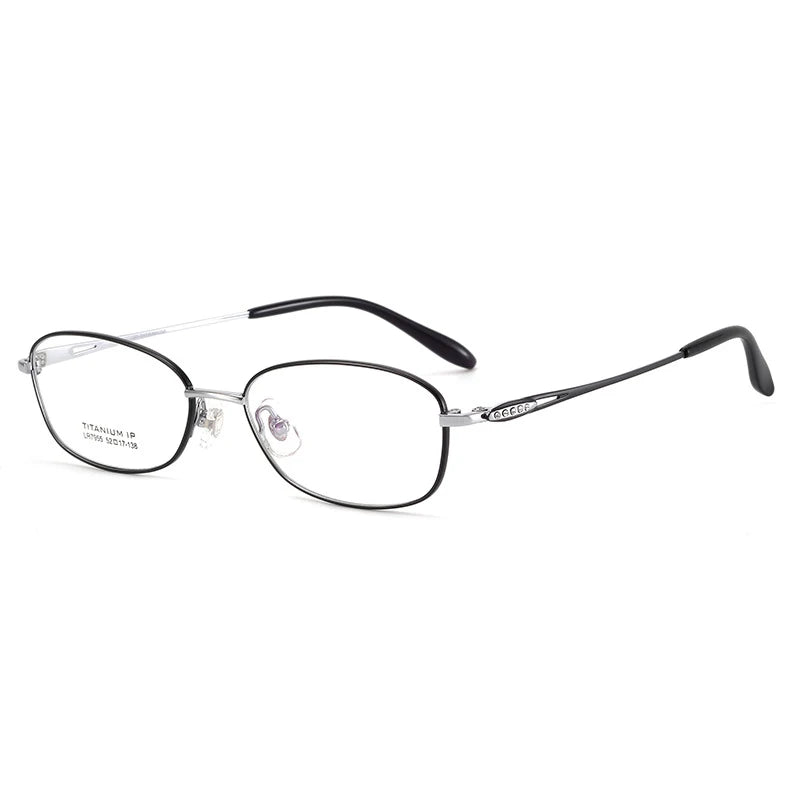 Bclear Women's Full Rim Oval Titanium Eyeglasses 7955 - Lightweight & Durable Glasses for Work, Reading & Everyday Use