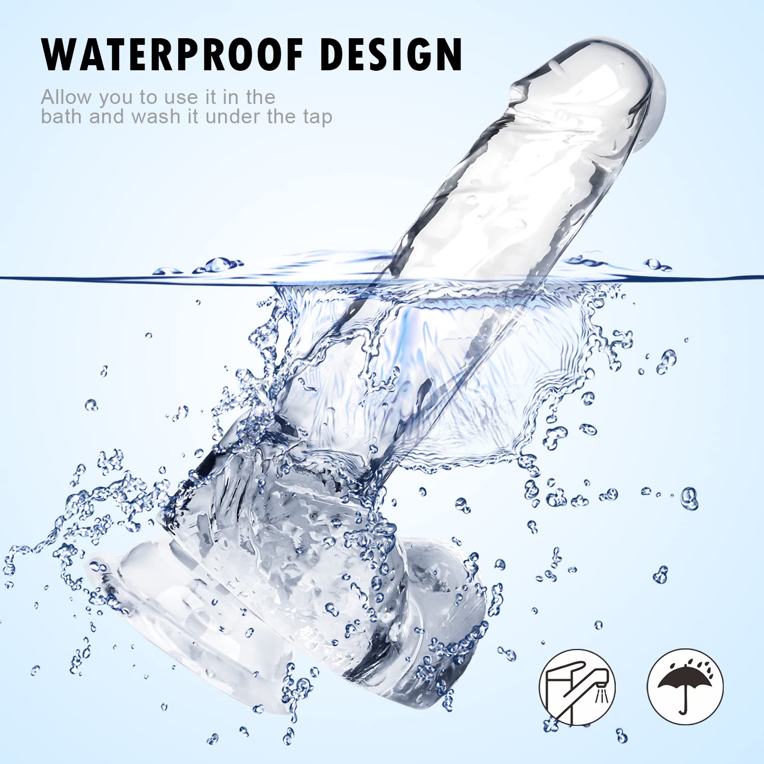 Realistic Thick Dildo with Strong Suction Cup - Large Adult Sex Toy for G-Spot & Clitoral Stimulation - Perfect for Solo Play, Couples & BDSM Scenes