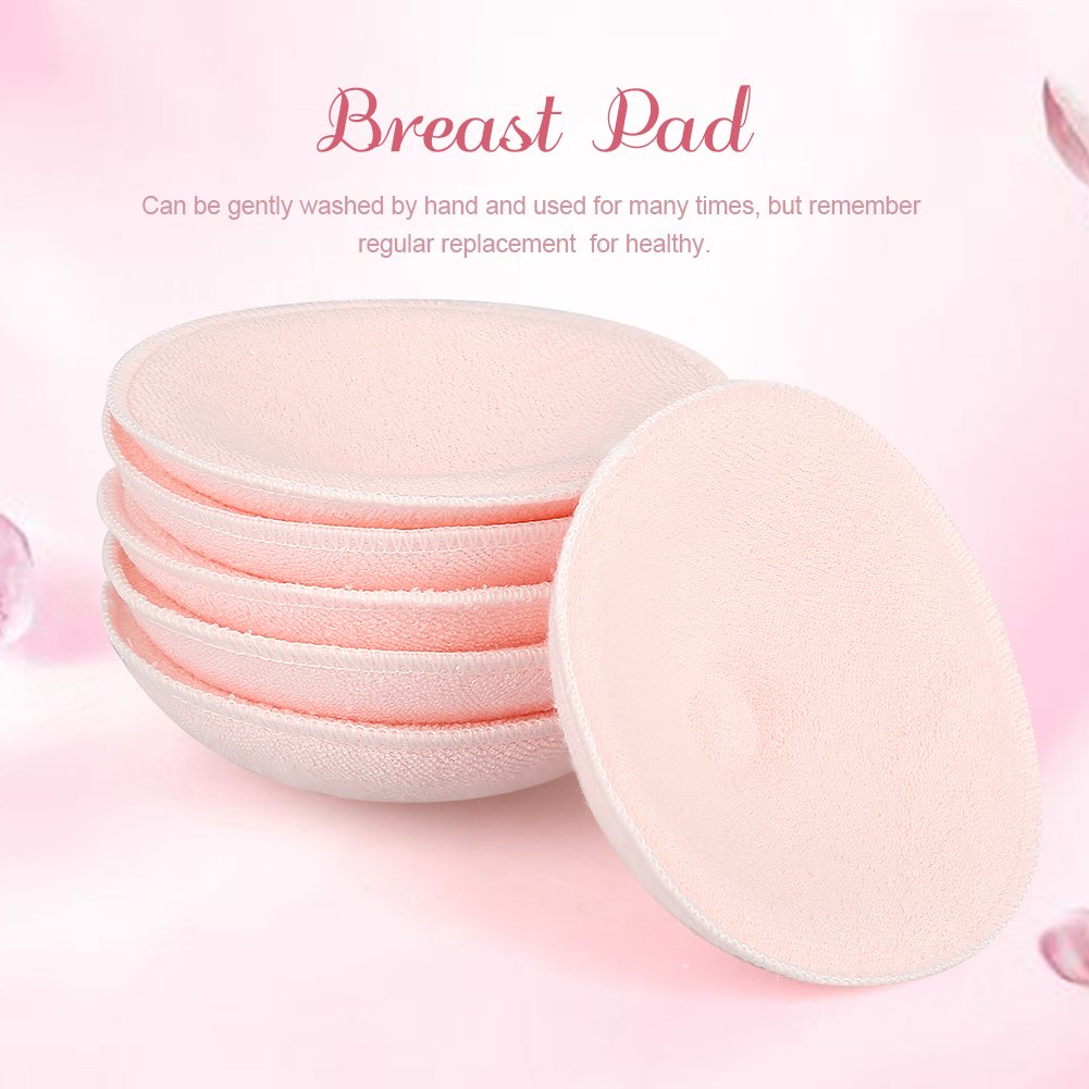 Reusable Washable Nursing Pads - 6 Pack (3 Pairs) Soft Cotton Breastfeeding Pads for Comfort & Leak Protection | Ideal for Daily Use, Travel & Postpartum Care