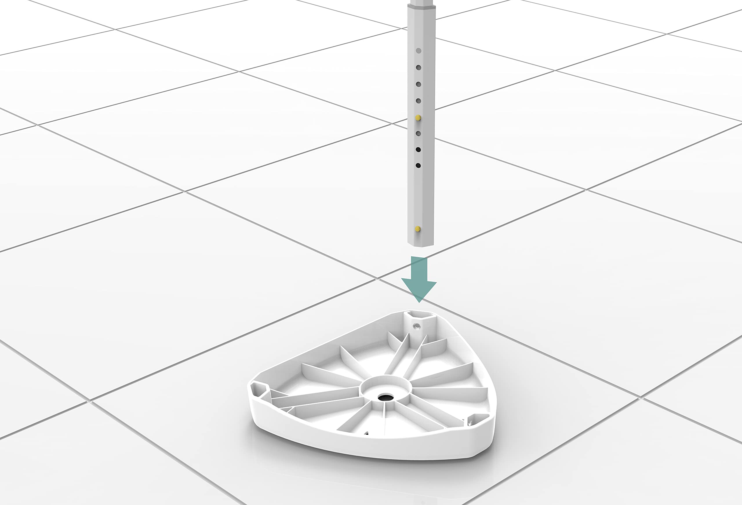 Adjustable Height Shower Stool for Elderly & Disabled - Non-Slip Bath Seat with Back Support - Ideal for Bathroom Safety & Comfort