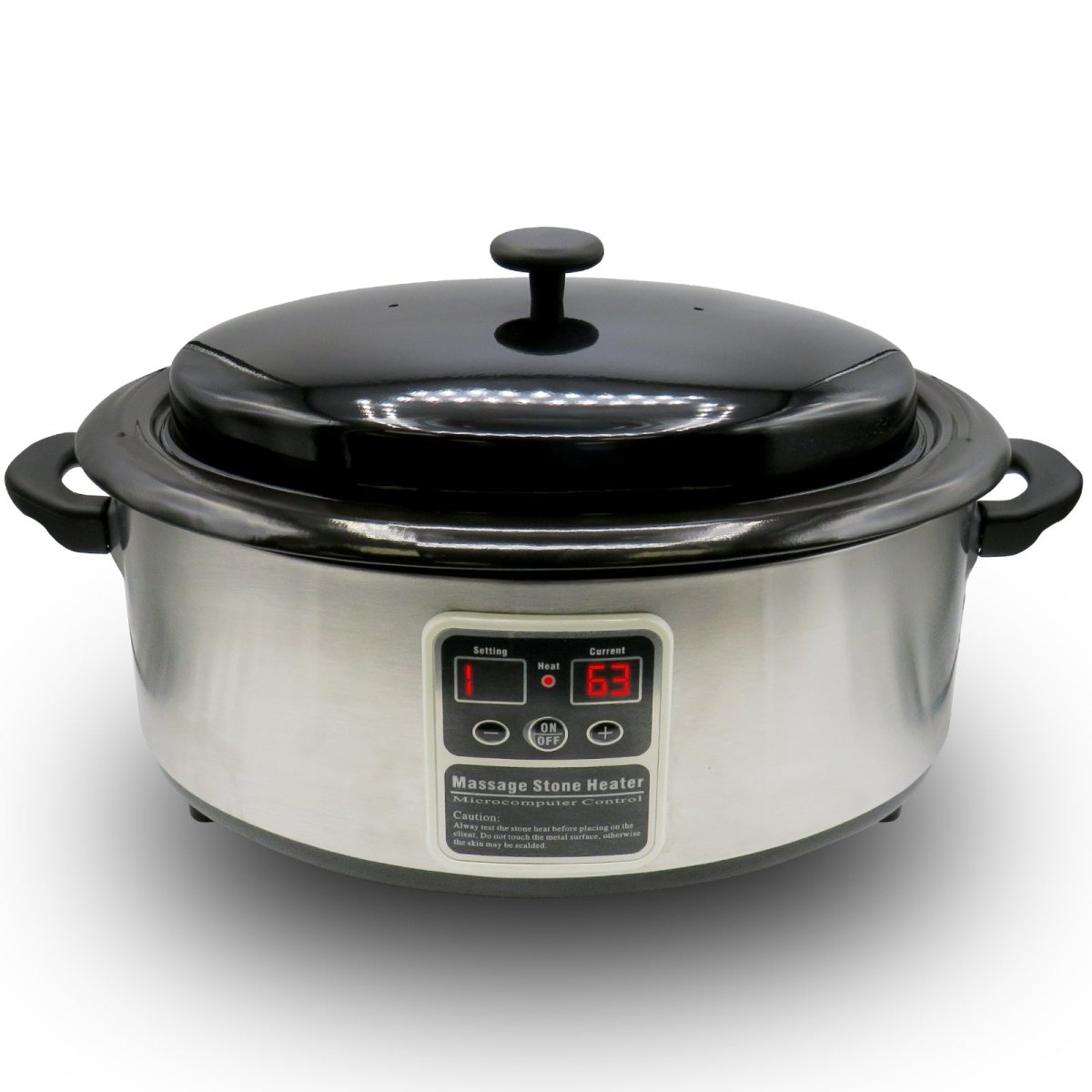 6 Quart Professional Massage Stone Warmer for Hot Stone Therapy - Perfect for Spa, Home Relaxation & Deep Tissue Massage