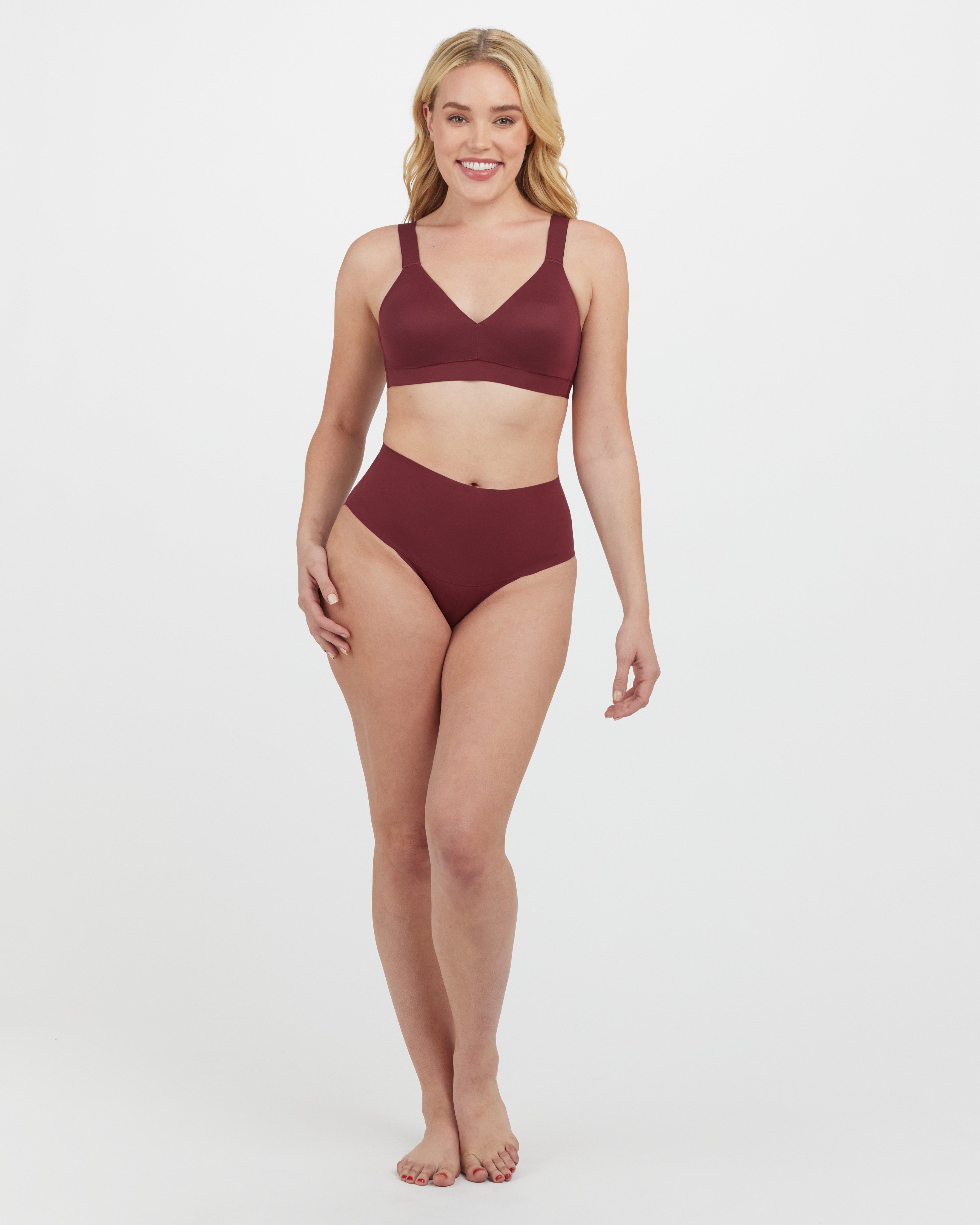 SPANX Smooth Comfort Lightly Lined Bralette - Wireless Support for Everyday Wear, Yoga & Lounge