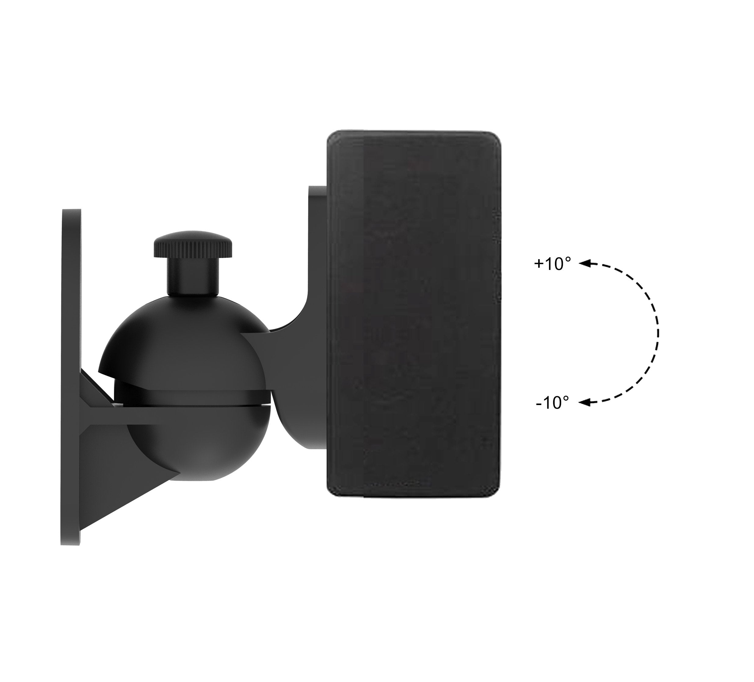 Duronic SPS1010 Universal Wall Speaker Mount Brackets - Set of 2 with 2 Year Warranty - Perfect for Home Theater, Surround Sound & Bookshelf Speakers