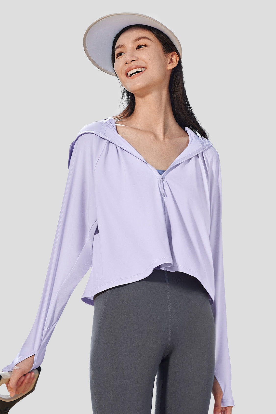 UPF50+ Women's Cooling Sun Protection Jacket - Lightweight UV Shirt for Outdoor Activities, Hiking, Beach & Summer Travel