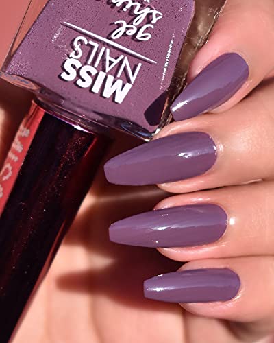 Miss Nails Gel Shine Pop Up Gray GS13 - Professional UV/LED Gel Polish for Long-Lasting Manicures | Perfect for Nail Salons, Home Use & Special Occasions